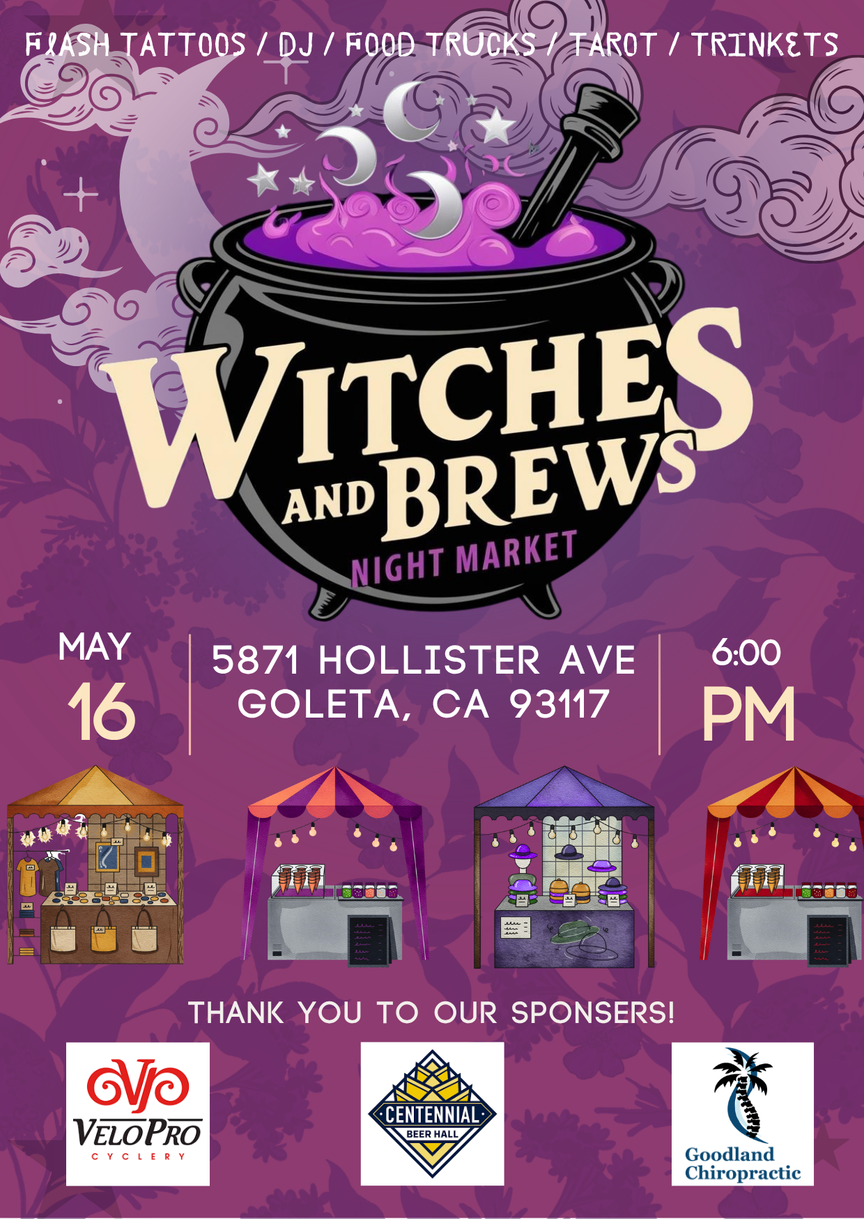 Witches and Brews Night Market