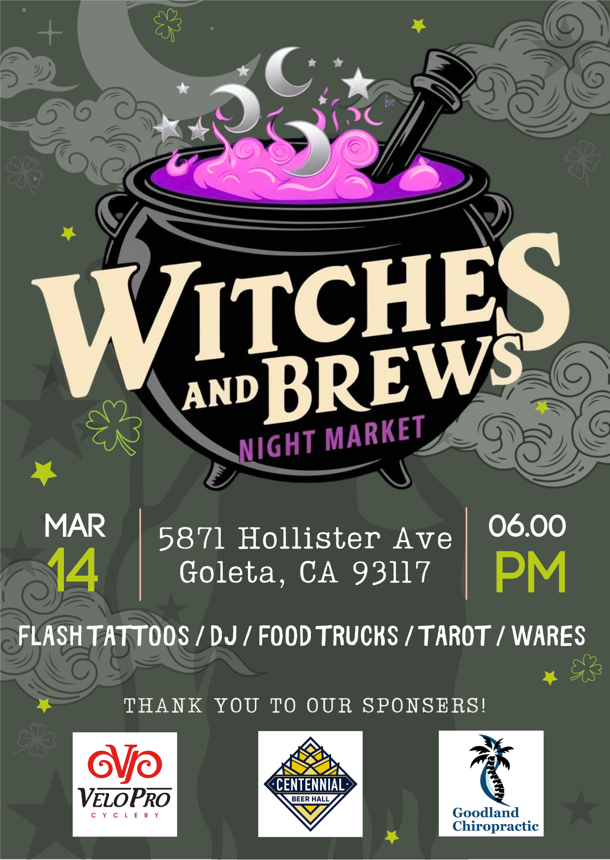 Witches and Brews Night Market