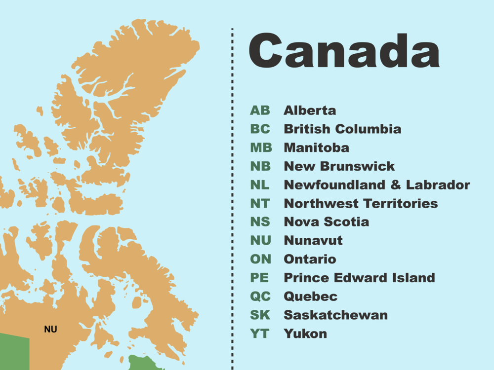 Canada Map Illustrator Vector File Layered Ricardo A Castillo Z