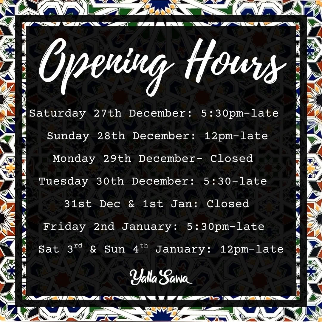 🎄We hope everyone had a Merry Christmas &amp; wishing everyone a happy New Year. 🎉
Our trading hours will be back to normal after the 4th of January&hellip;

Regular Opening Hours:
Tuesday - Friday 5:30pm - late
Saturday &amp; Sunday 12pm - late
.
