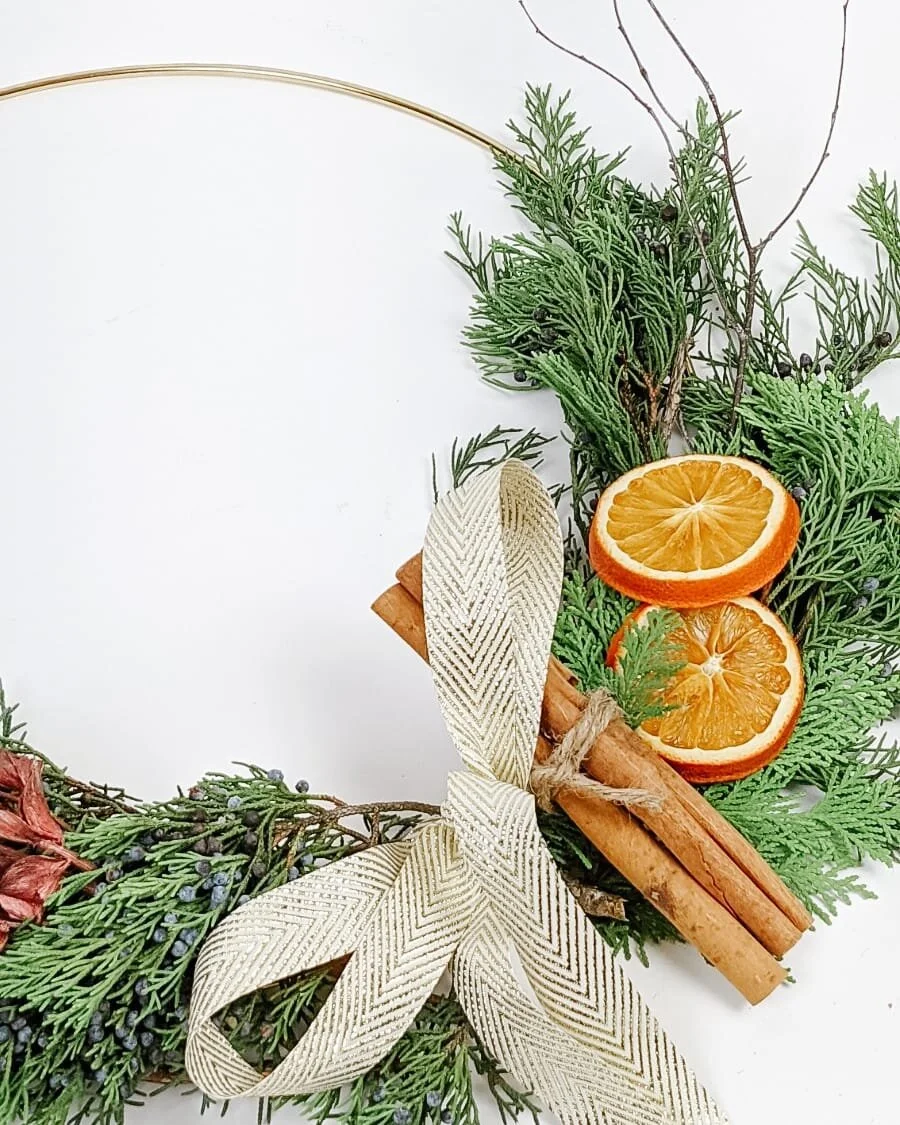 MODERN HOOP WREATH WORKSHOP