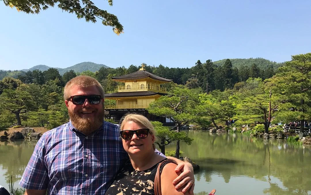 Kelly and her husband, Van