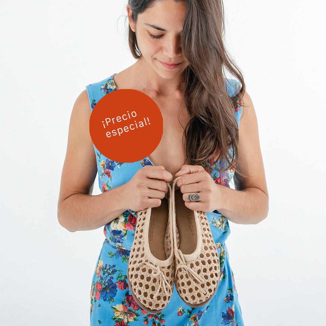 Balerinas Tejedoras  Beige