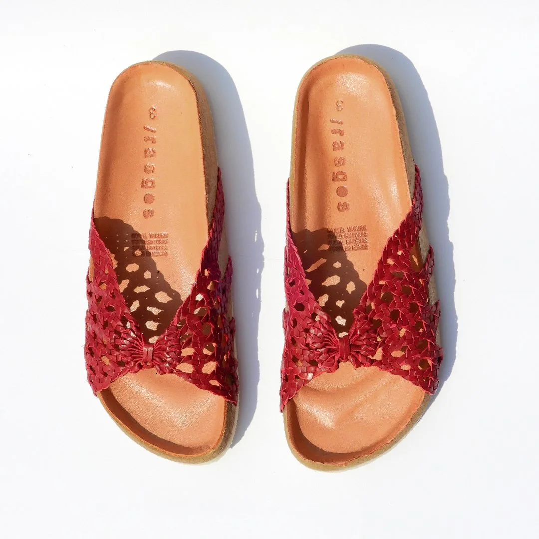 Sandalia Andariega Rojo