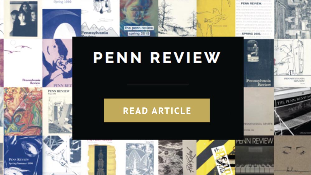 Picking Marbles from Dirt, Penn Review Literary Magazine