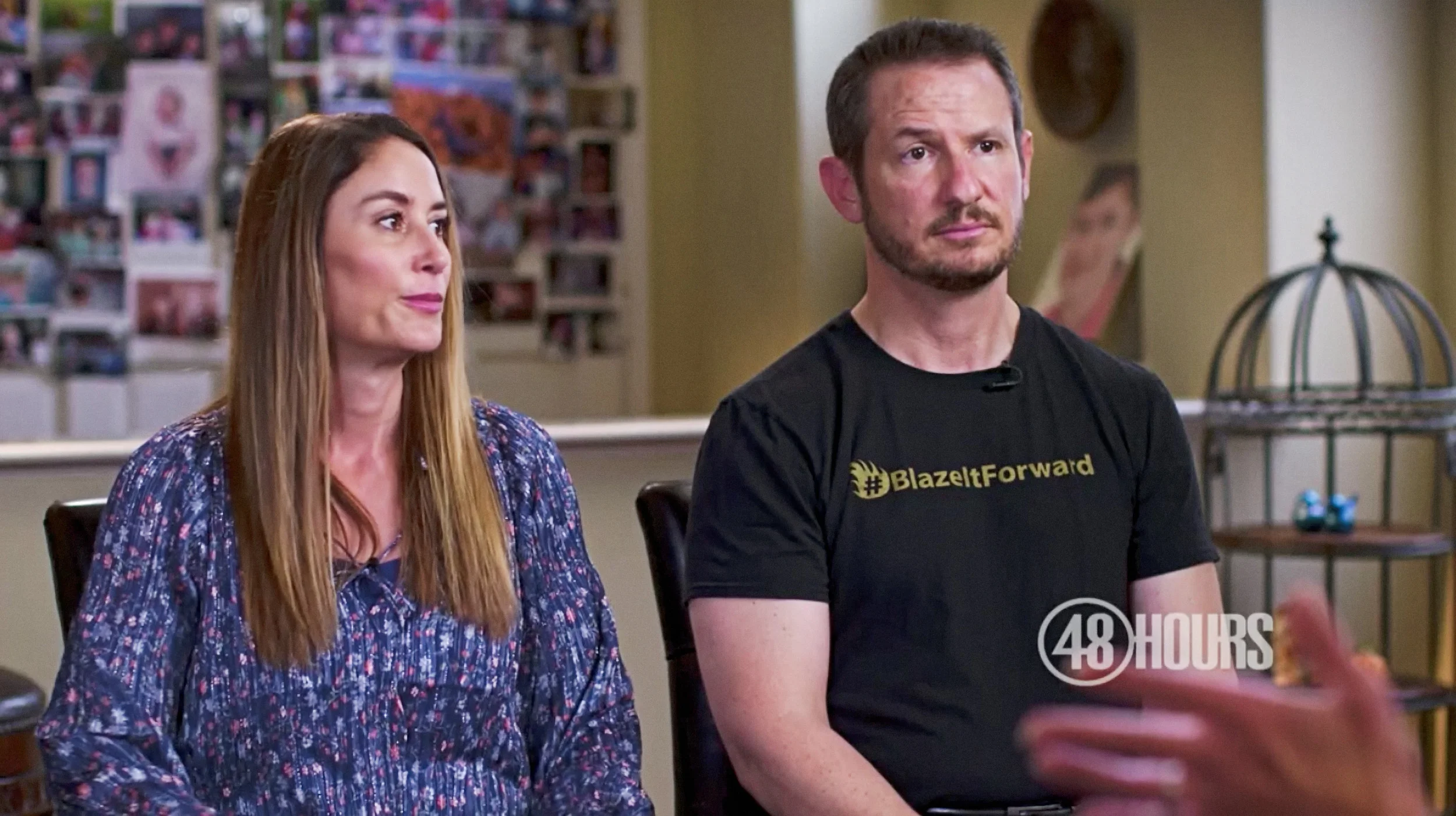Blaze Bernstein's parents Gideon and Jeanne Pepper Bernstein during an interview with 48 hours.