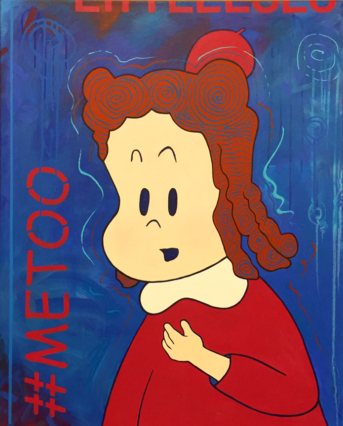 #MeToo: Little Lulu. 2018. 46"x36".
