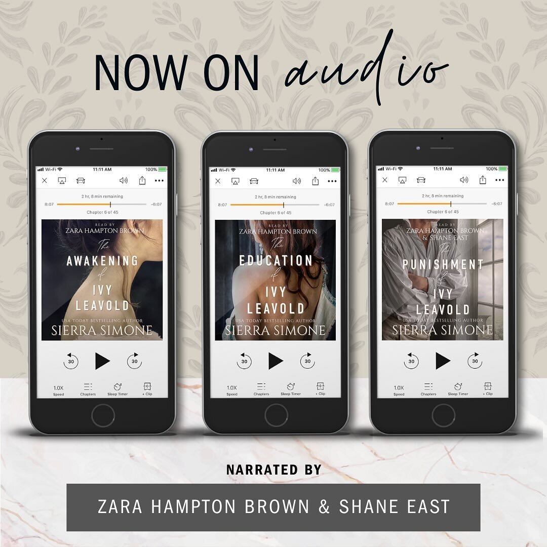 The Markham Hall historicals are now LIVE in audio, and I am so unreservedly in love with them!⁣
⁣
Zara Hampton Brown soars as Ivy Leavold, and Shane East as a toe-curling Mr. Markham??? Well, I&rsquo;m not accepting the liability for any car acciden