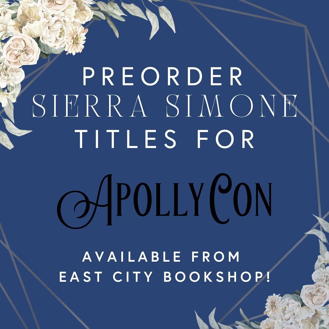 Apollycon friends!  I&rsquo;m happy to say that you can now preorder my books for the event through East City Bookshop!⁣
⁣
Here&rsquo;s how it works:⁣
1. Visit the link in my bio⁣ 🔗
2. Select the books you&rsquo;d like to order⁣
3. Select &ldquo;pic