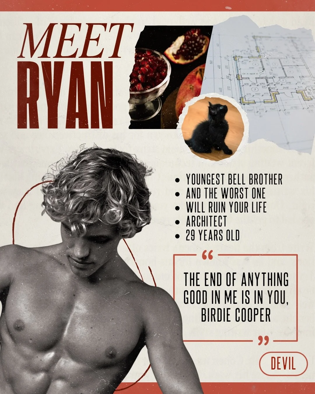 You&rsquo;ve been waiting a long time for him.

Meet Ryan Bell and Birdie Cooper. 

Don&rsquo;t forget to preorder your signed copies from @underthecoverkc if you&rsquo;re in the U.S. or visit Thesierrasimone.com/devil for preorders worldwide.

The d