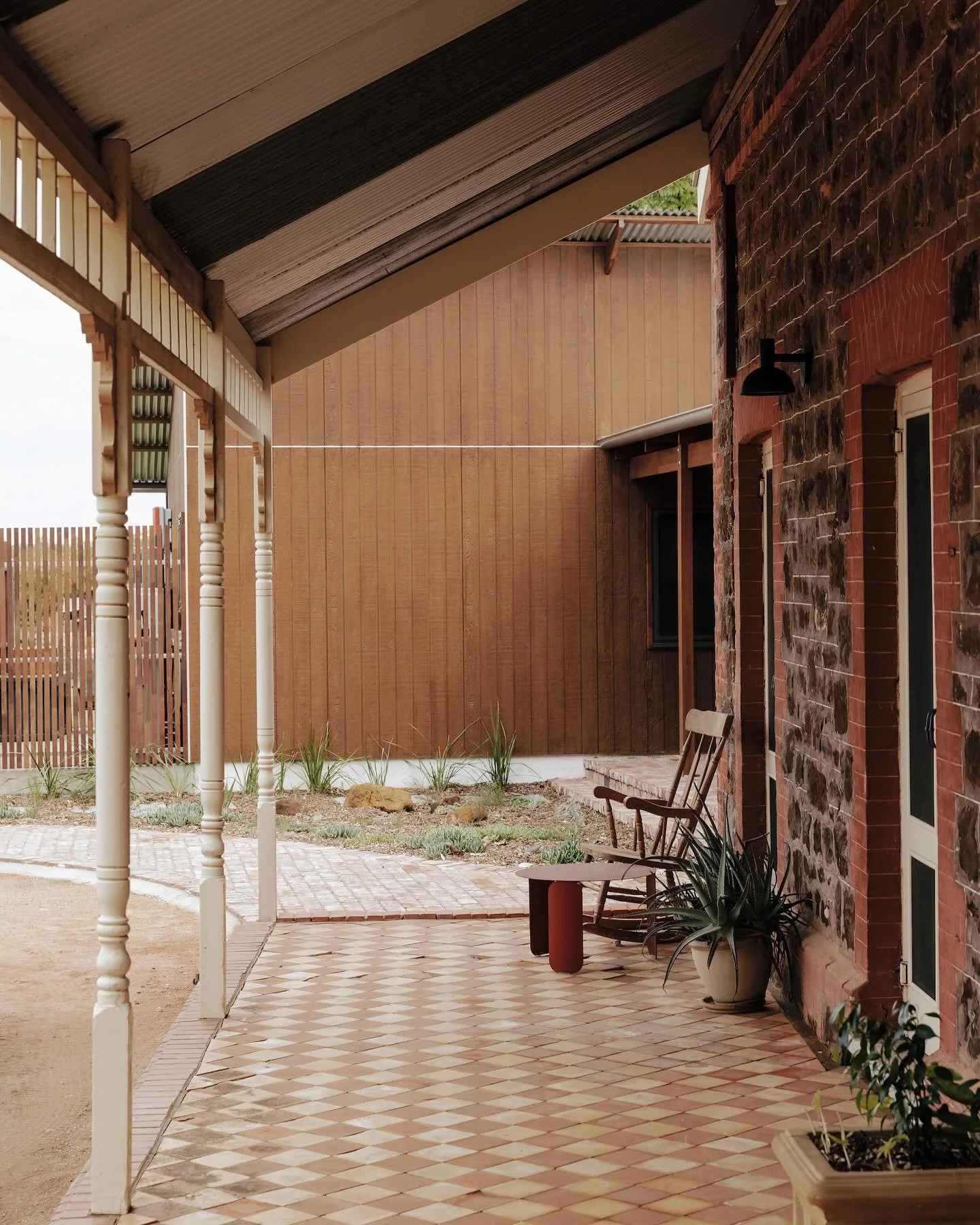 A sneak peek of something special in the Riverland. Stay tuned for the full reveal of this modern home with a historic twist. #HouseInTheVines