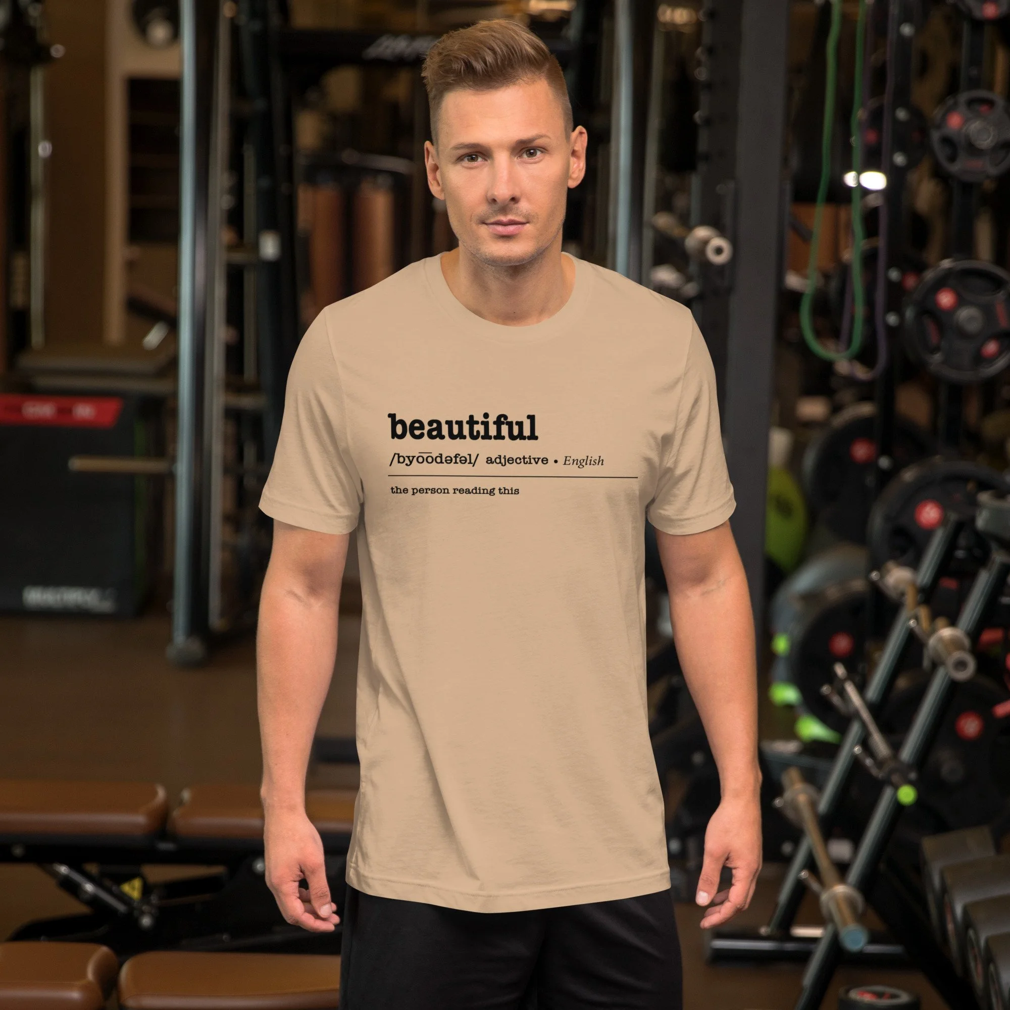 unisex-staple-t-shirt-tan-front-667c481c579ec.jpg