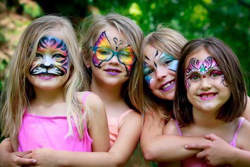 Girls birthday party Lifes a Party Facepainting.jpg