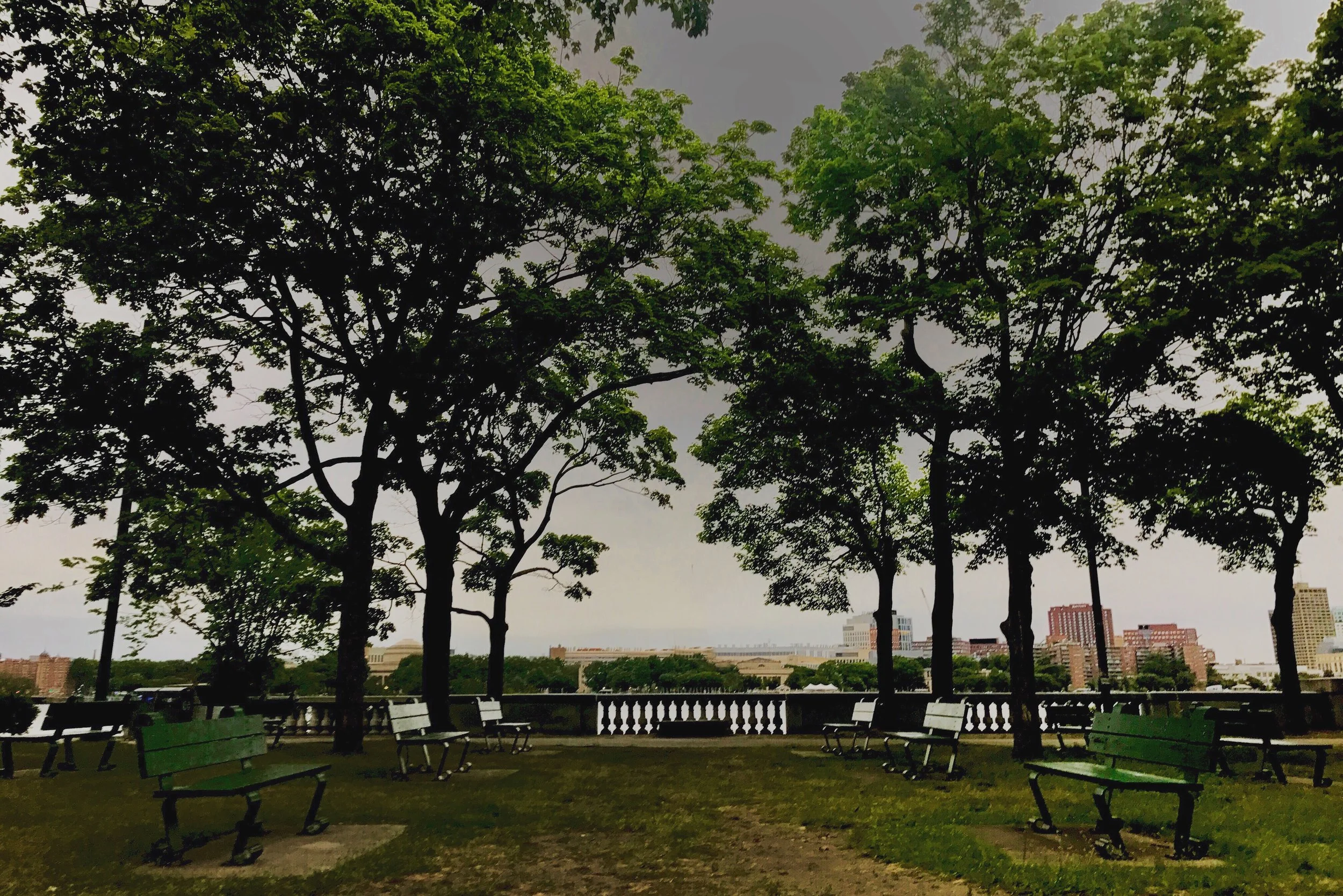 Benches : Shade, Charles River.JPG