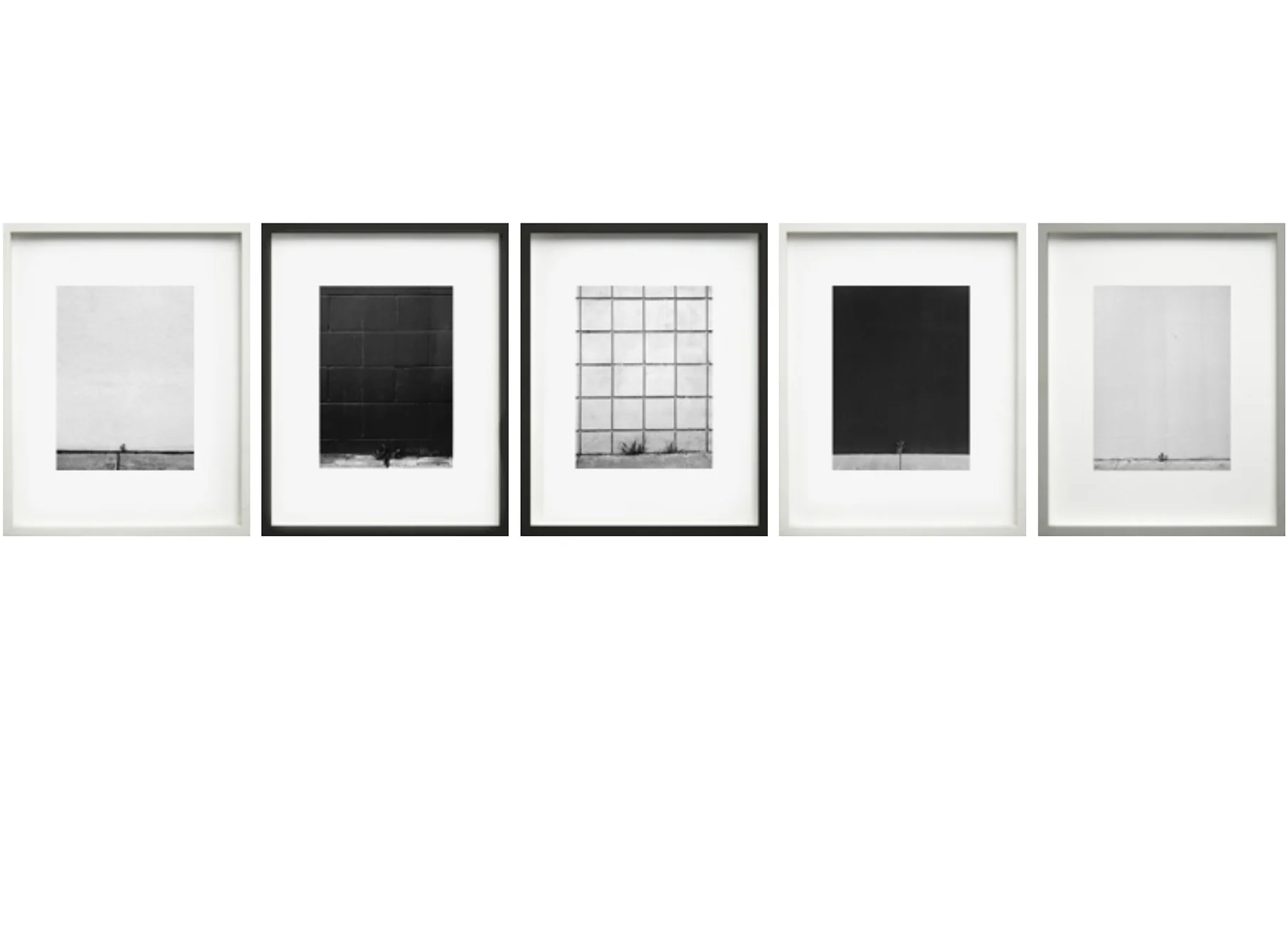 Series of 5, framed, one size, specific frame colors 2006-2008