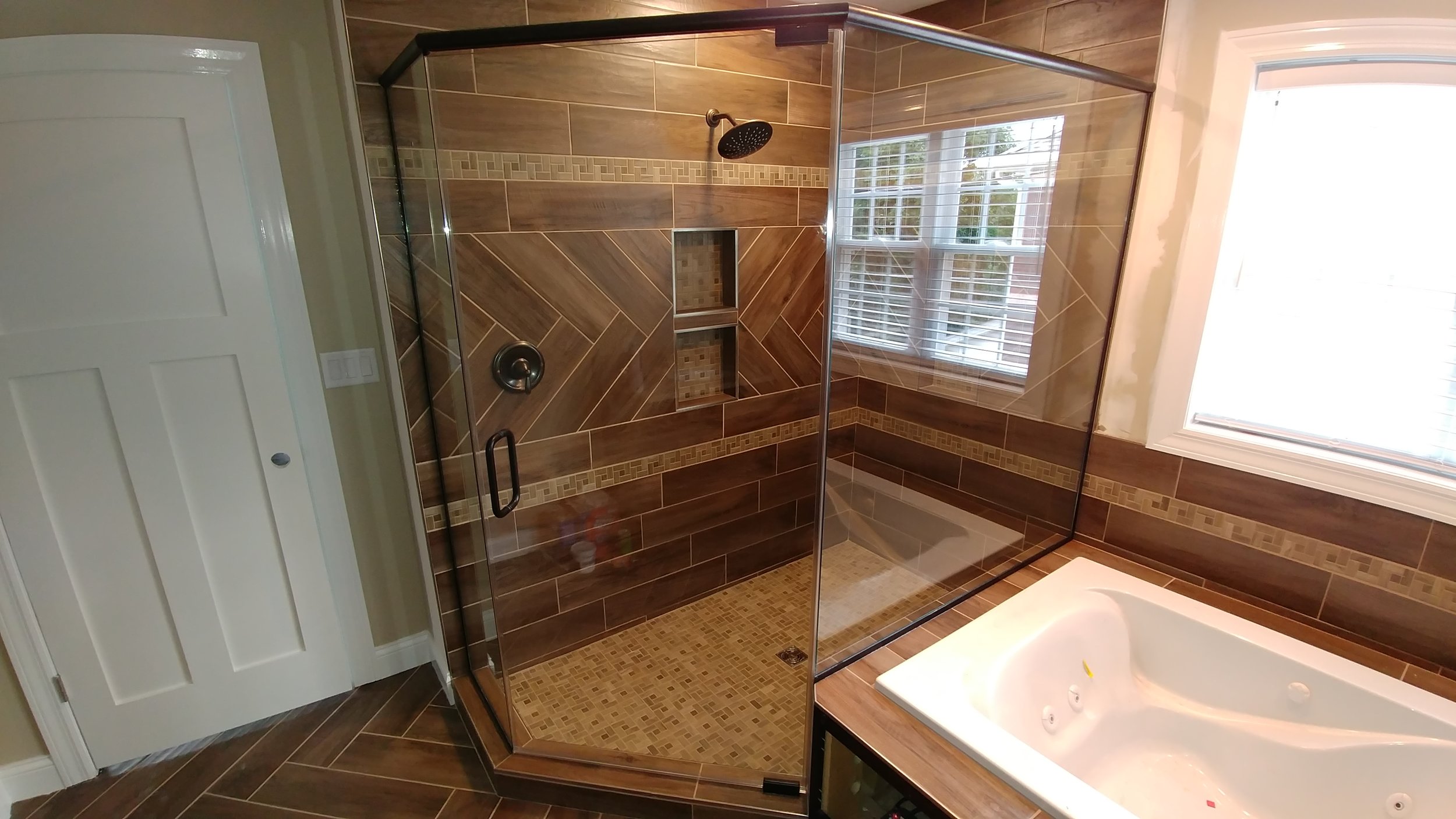 Custom Heavy Glass Shower Enclosure
