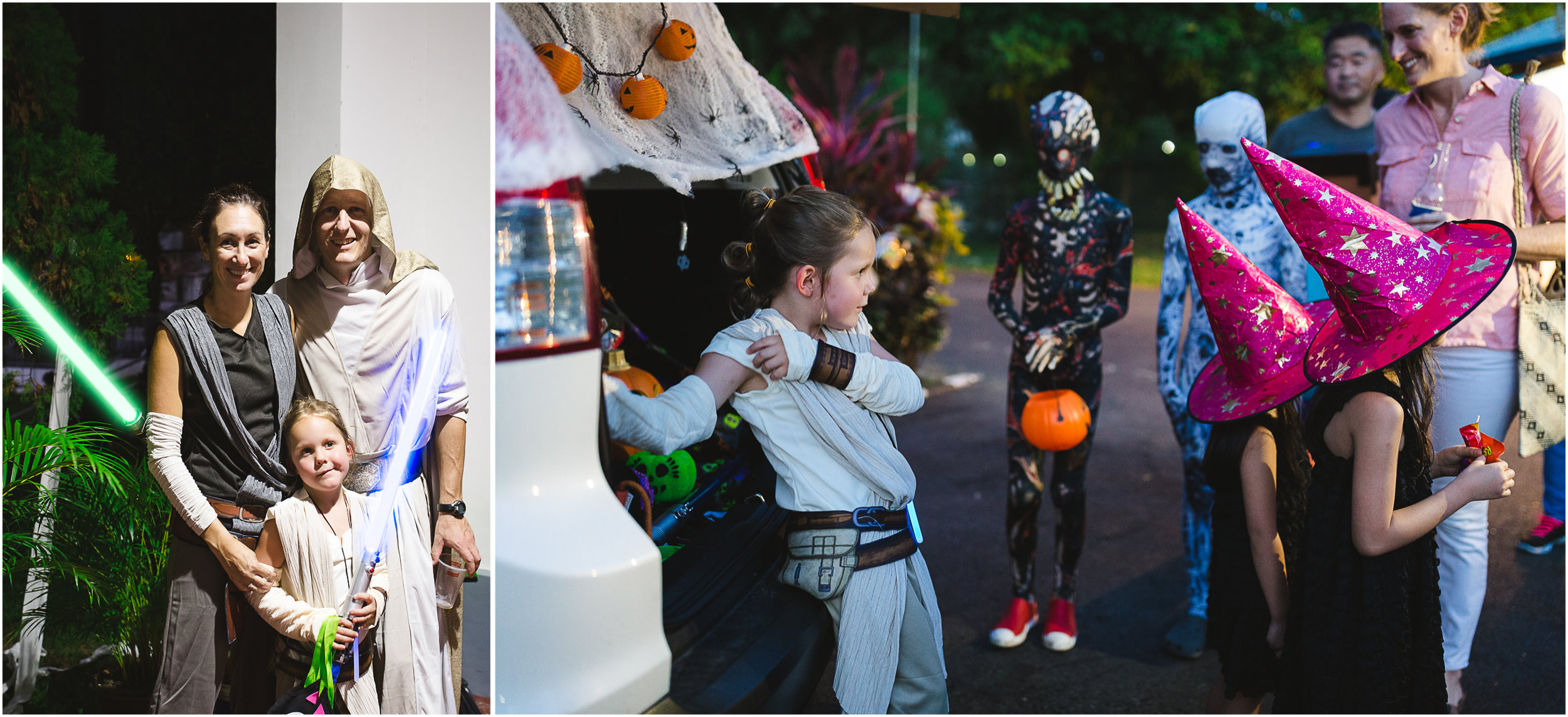 My favorite holiday! Halloween with the Jedi family!
