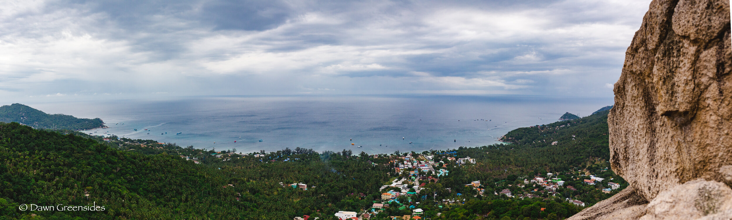  The view from the top of the rock 