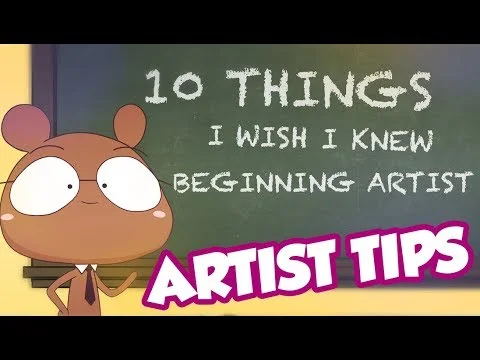 10 Things I wish I knew as a Beginner Artist | 10 art tips for beginners [animated] (Copy)