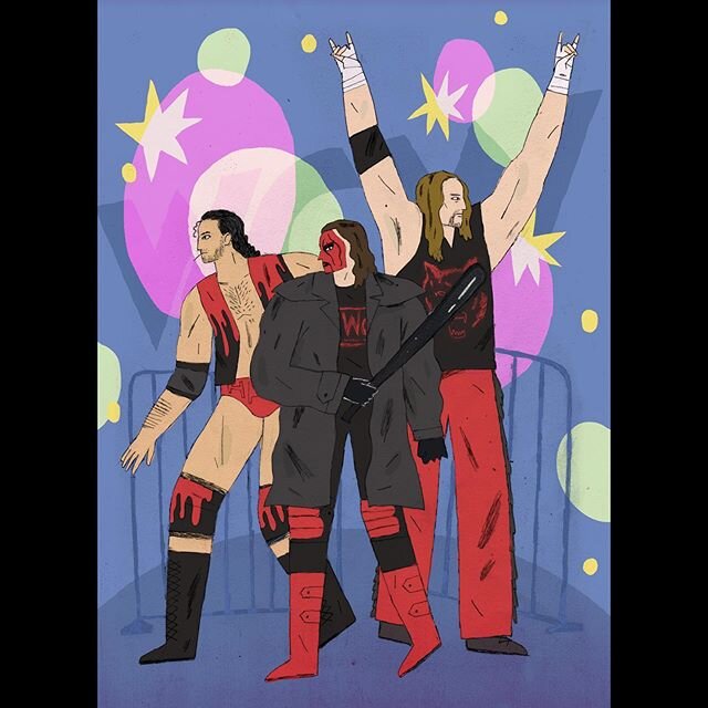#childhoodweek Day 4 is TEAM. I grew up watching wrestling and will always remember and love the NWO Wolfpac entrance.