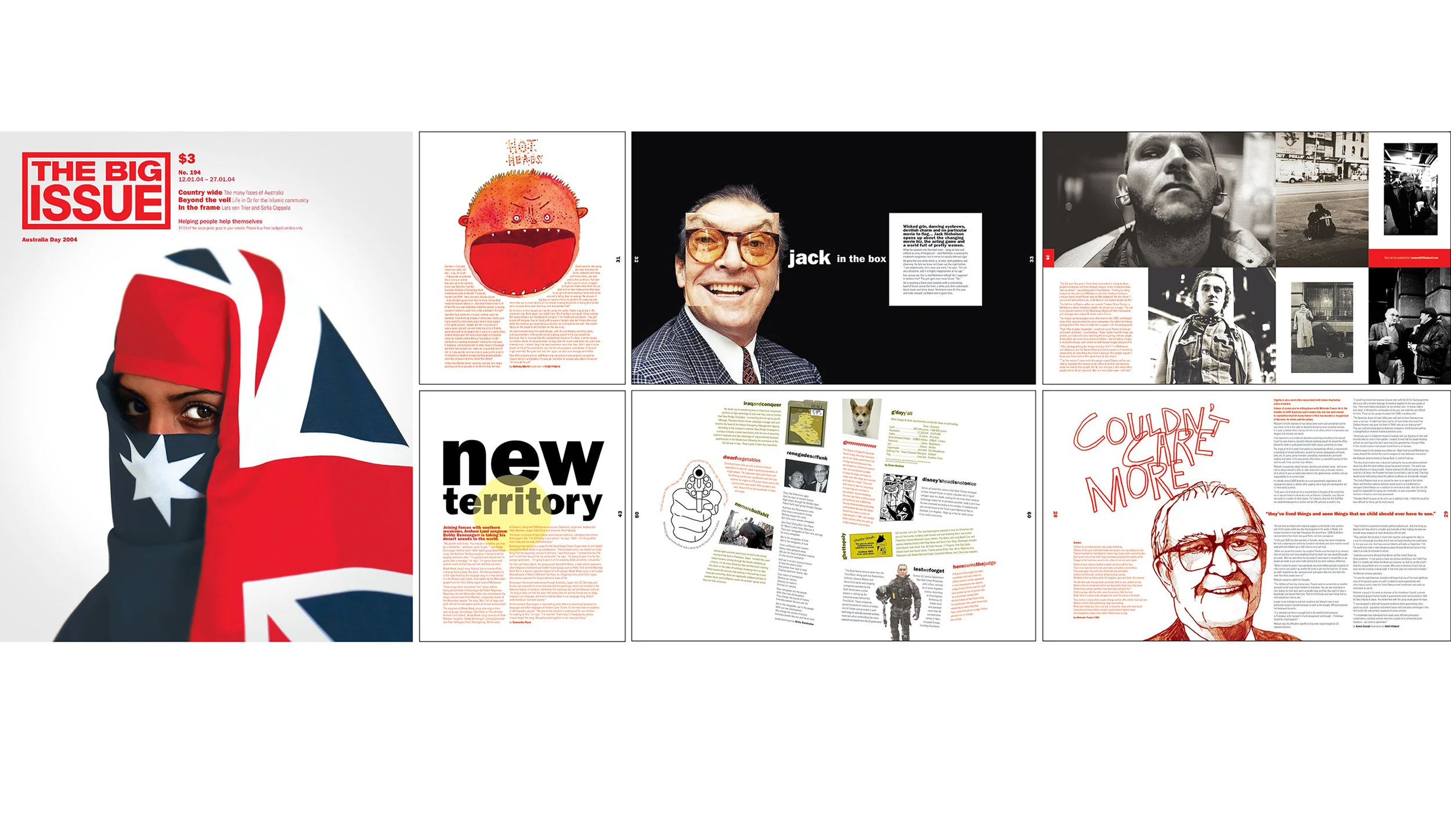 THE BIG ISSUE | Award-winning Australian magazine design Heidi Green: Art director, Illustrator