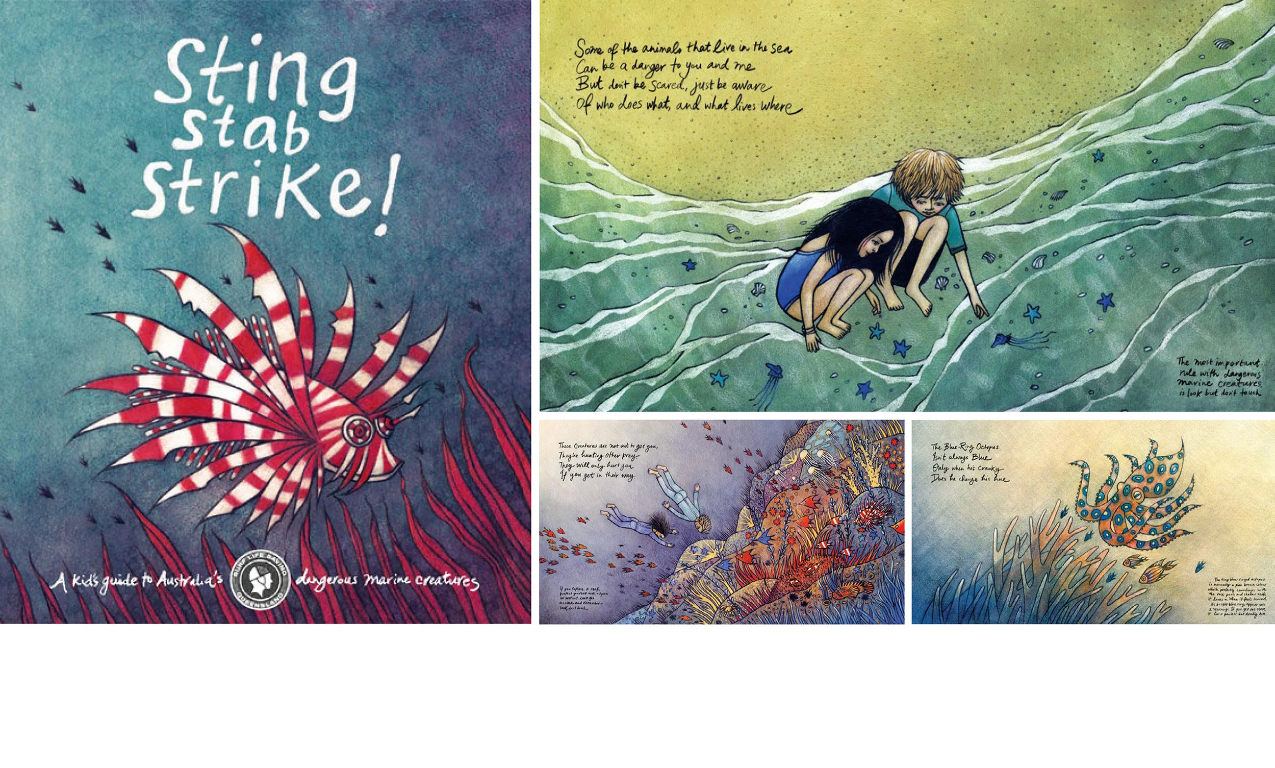 STING STAB STRIKE | Illustrated children’s book by Heidi Green