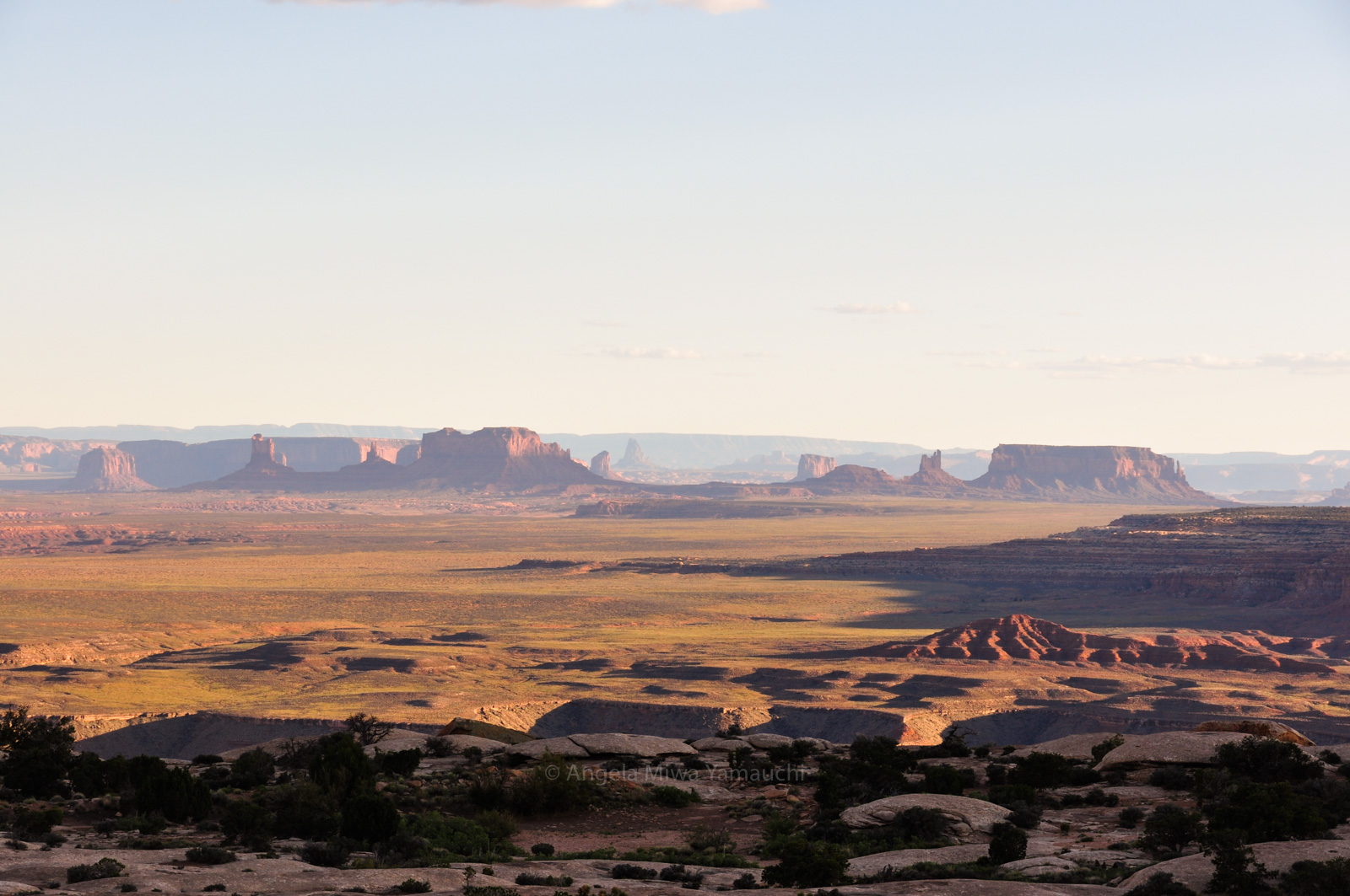 Sunset View of Monument Valley