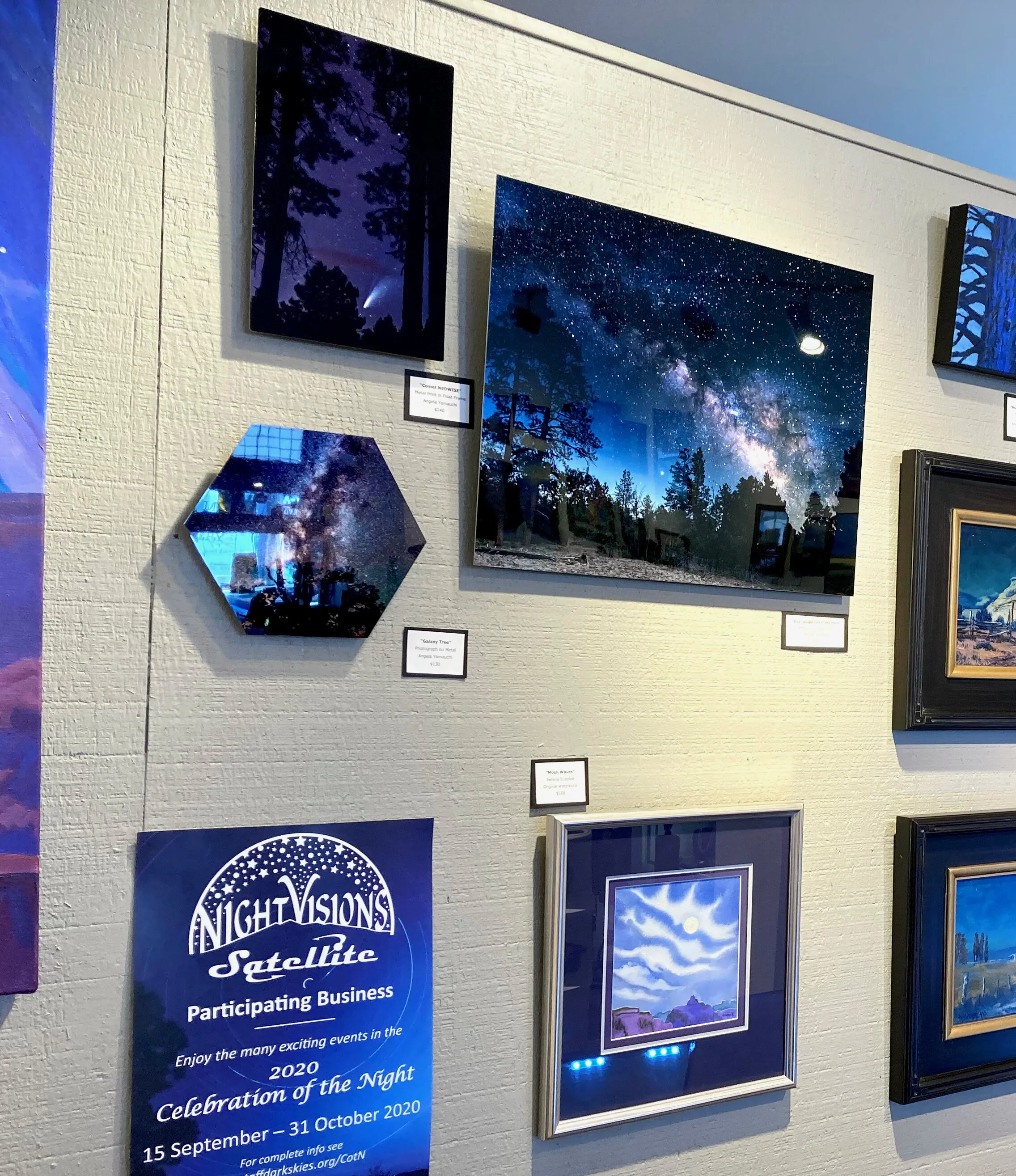 NightVisions Satellite Exhibit at AZ Handmade Gallery