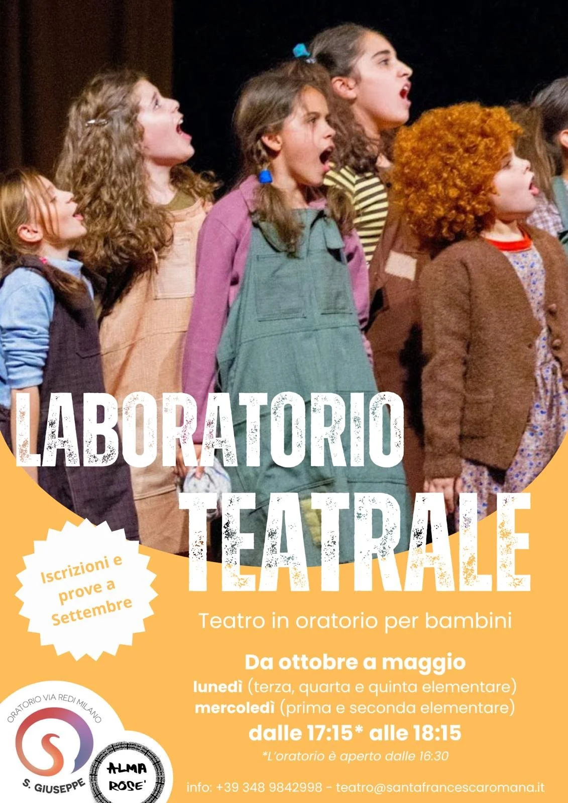 Corso teatrale per bambini - Oratorio di Via Redi