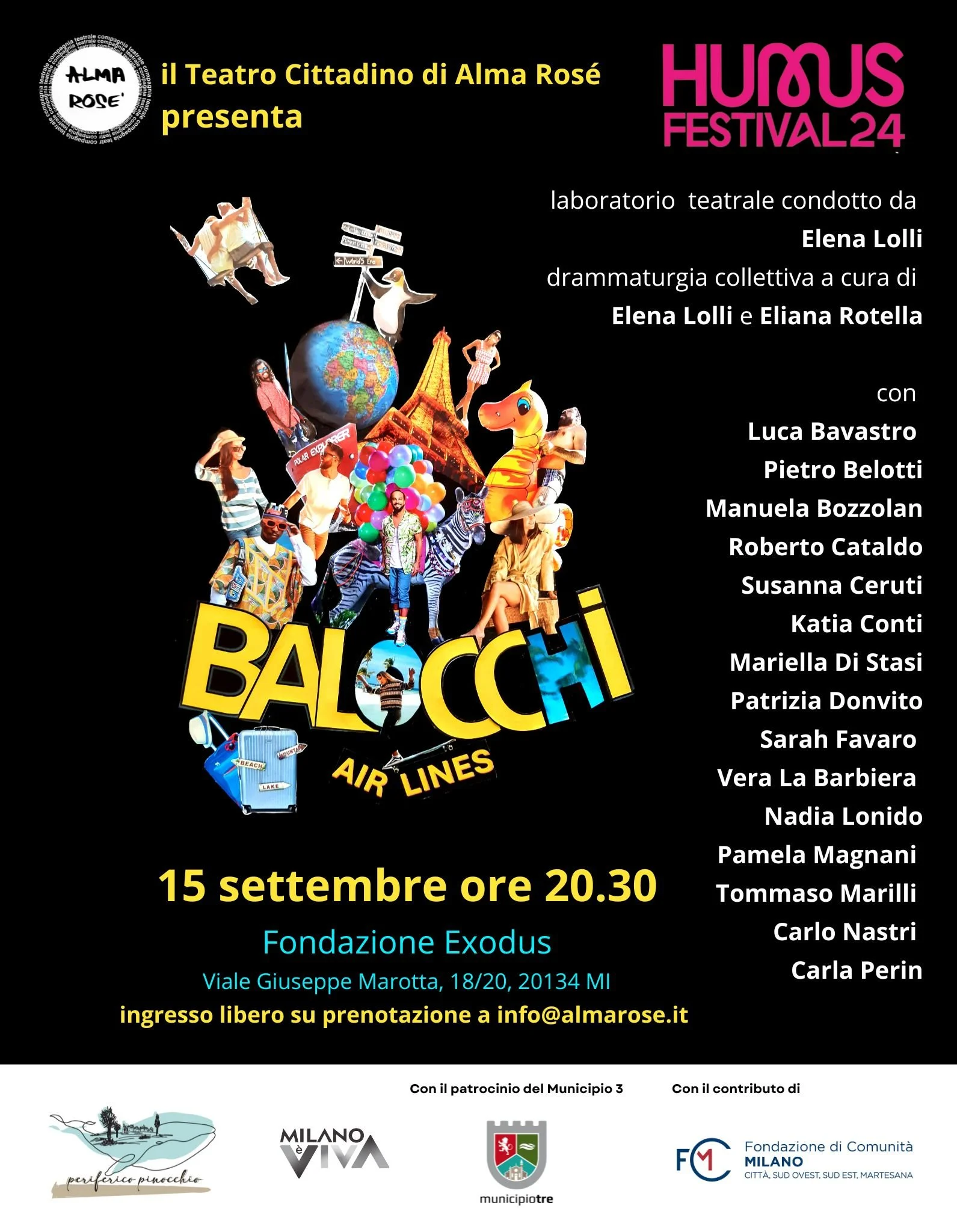BALOCCHI AIRLINES - Teatro cittadino di Alma Rosé
