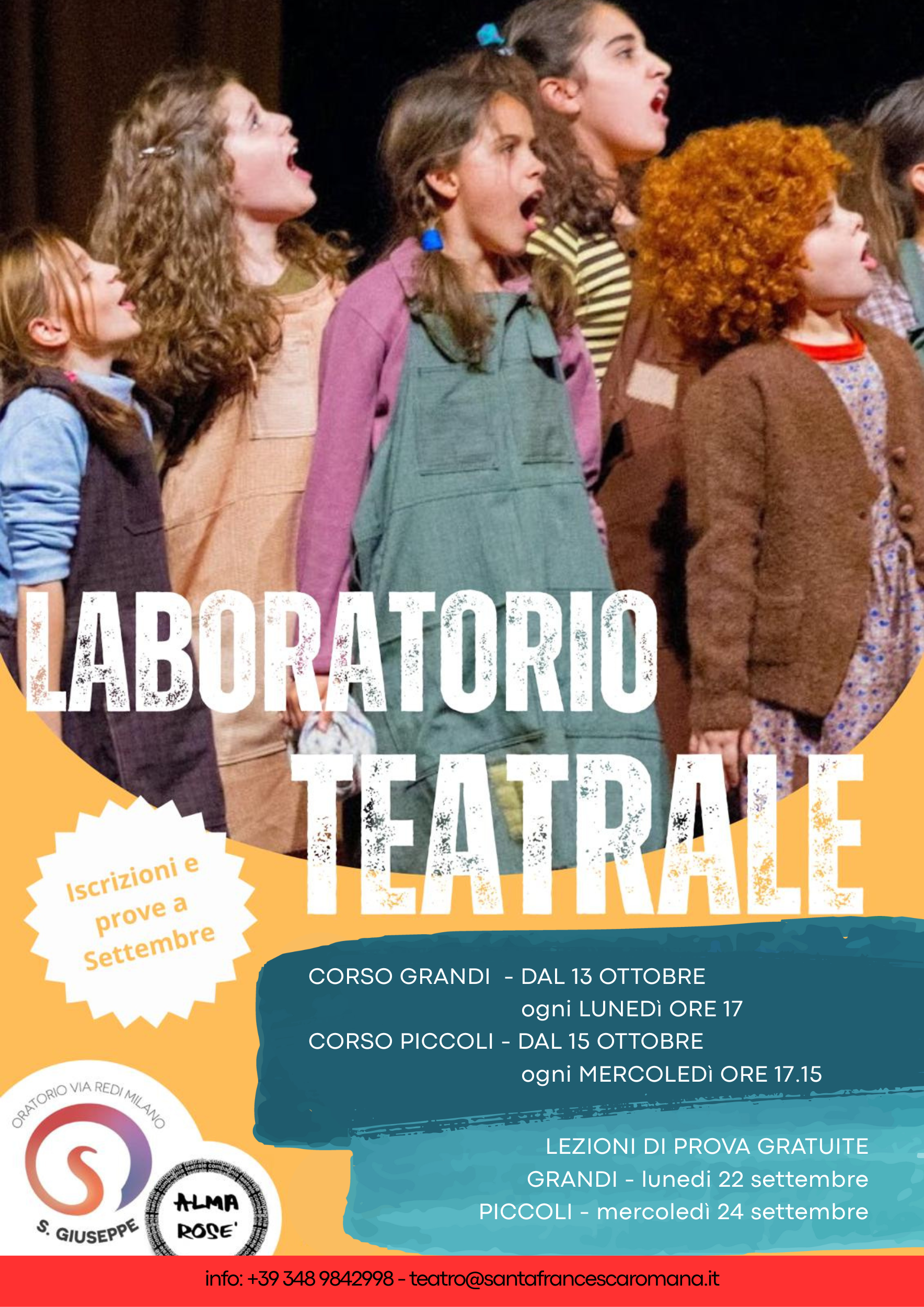 Corso teatrale per bambini - Oratorio di Via Redi