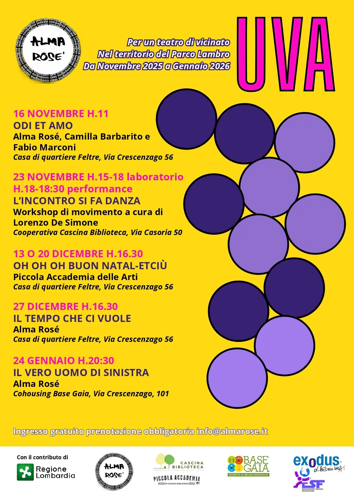 RASSEGNA UVA - ALMA ROSE' - PRIMO STUDIO PER UN VERO UOMO DI SINISTRA - BASE GAIA