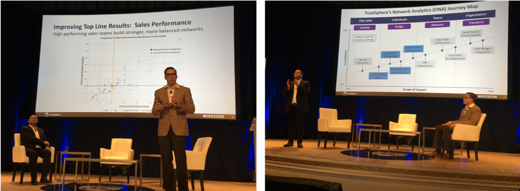 RJ Milnor (McKesson) and Manish Goel (TrustSphere) on how insights from ONA helps drive business results