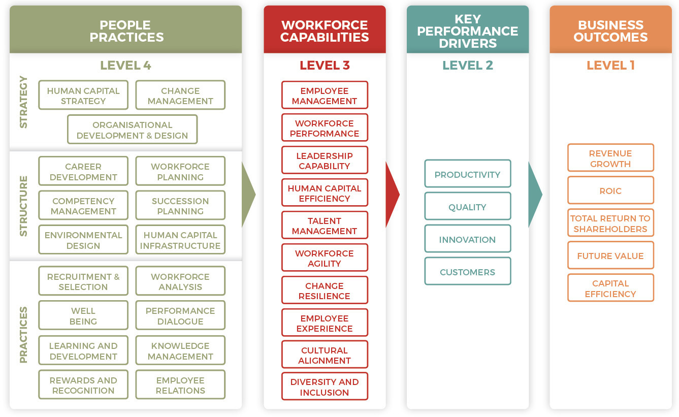 FIG 8 : The Human Capital Value Profiler (Source: The Blumberg Partnership)