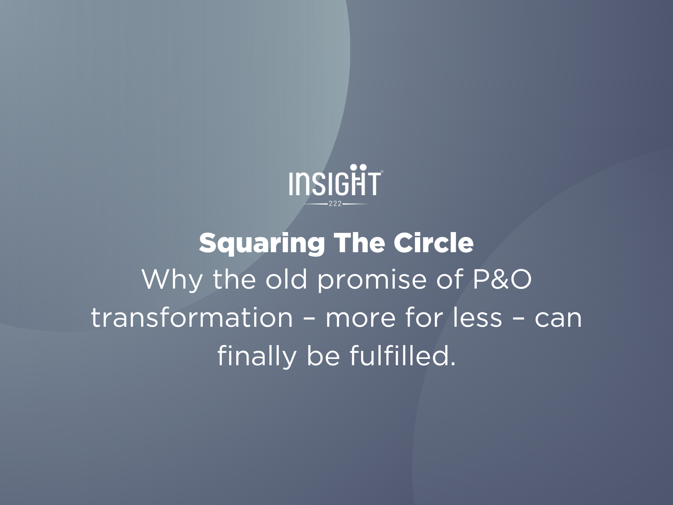 Squaring the Circle 