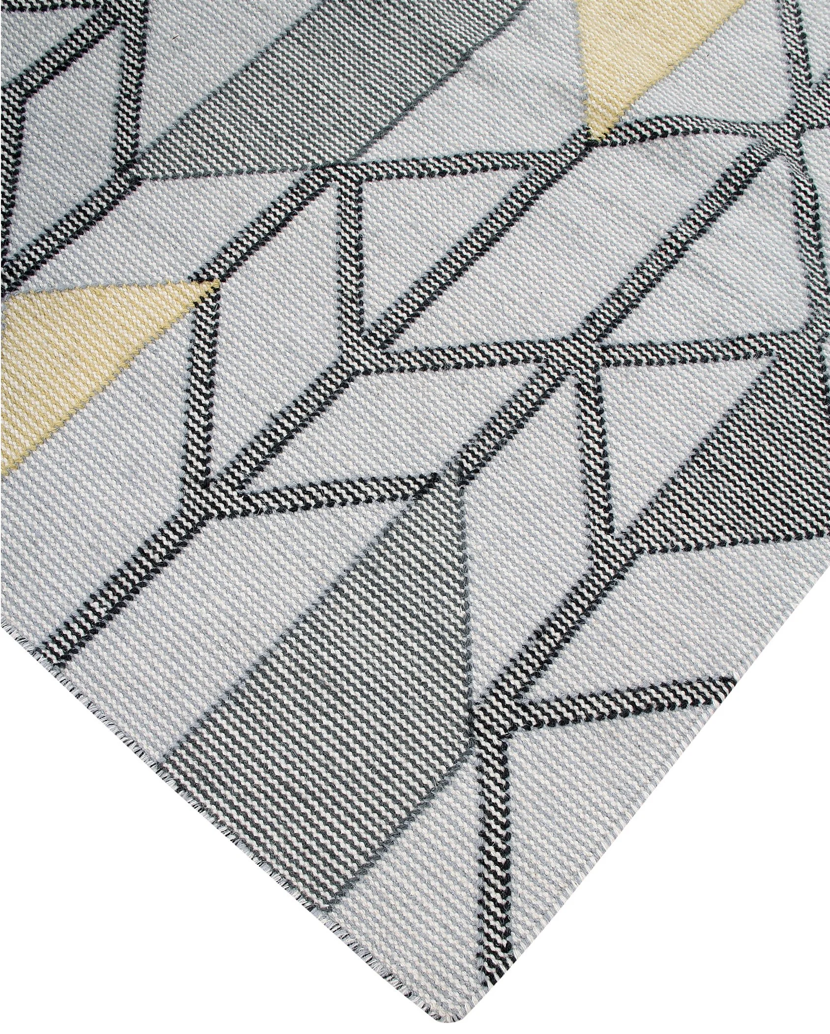 Ana & Noush Rug Scandi, Designer, Grey, Modern, Handmade Wool Rug