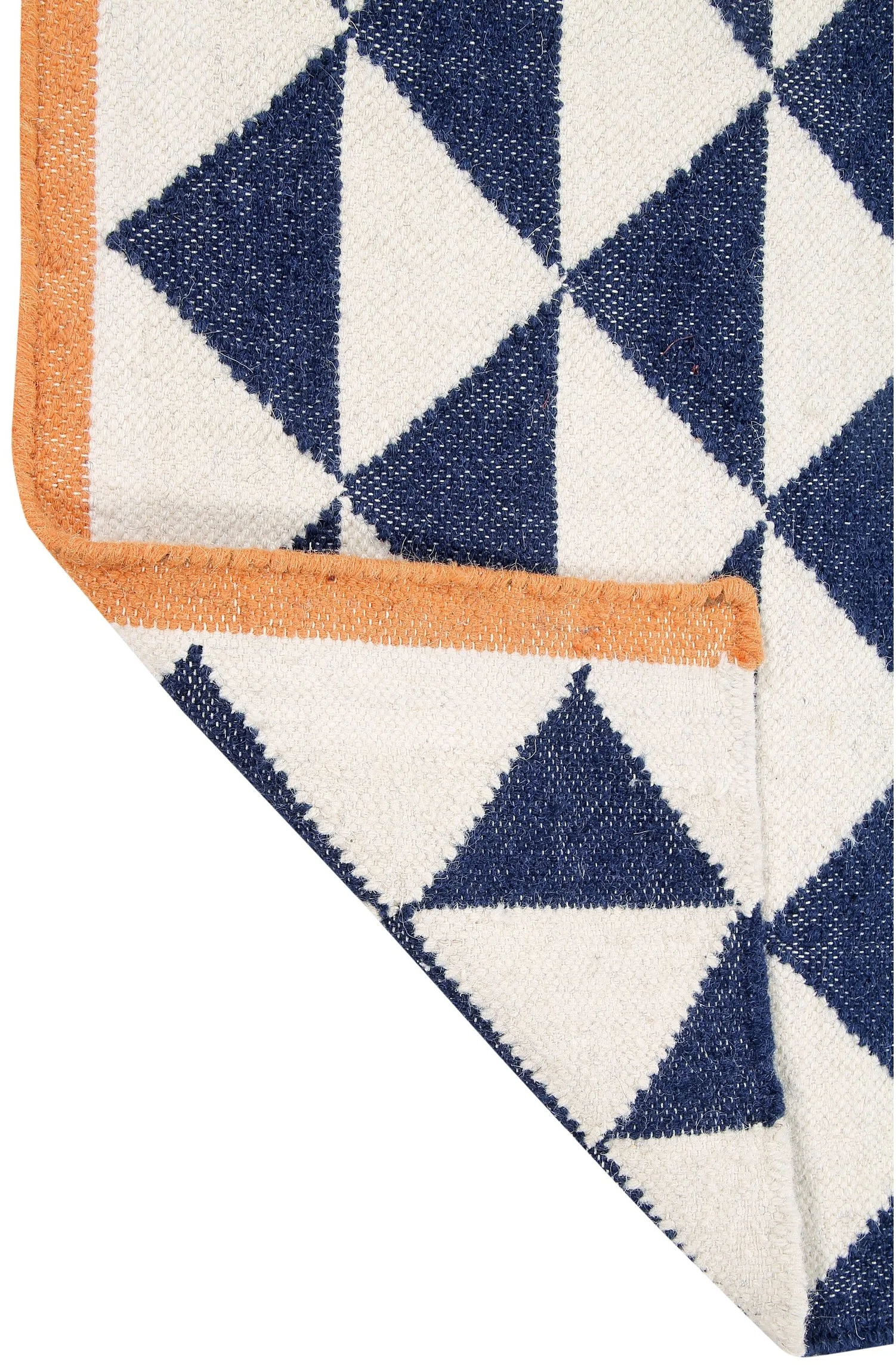 Ana & Noush Rug Scandi, Designer, Blue, Modern, Handmade, Wool Rug