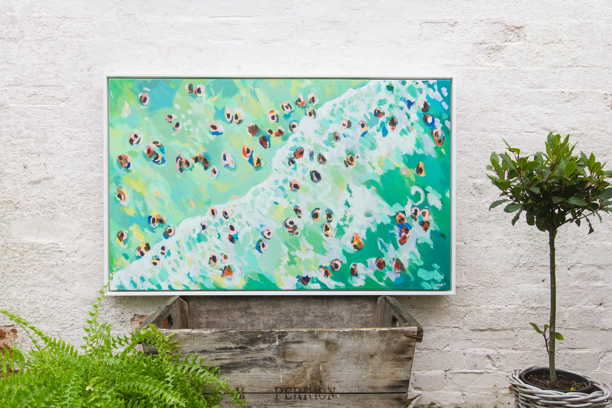 Green Therapy Acrylic on canvas 117 x 73cm