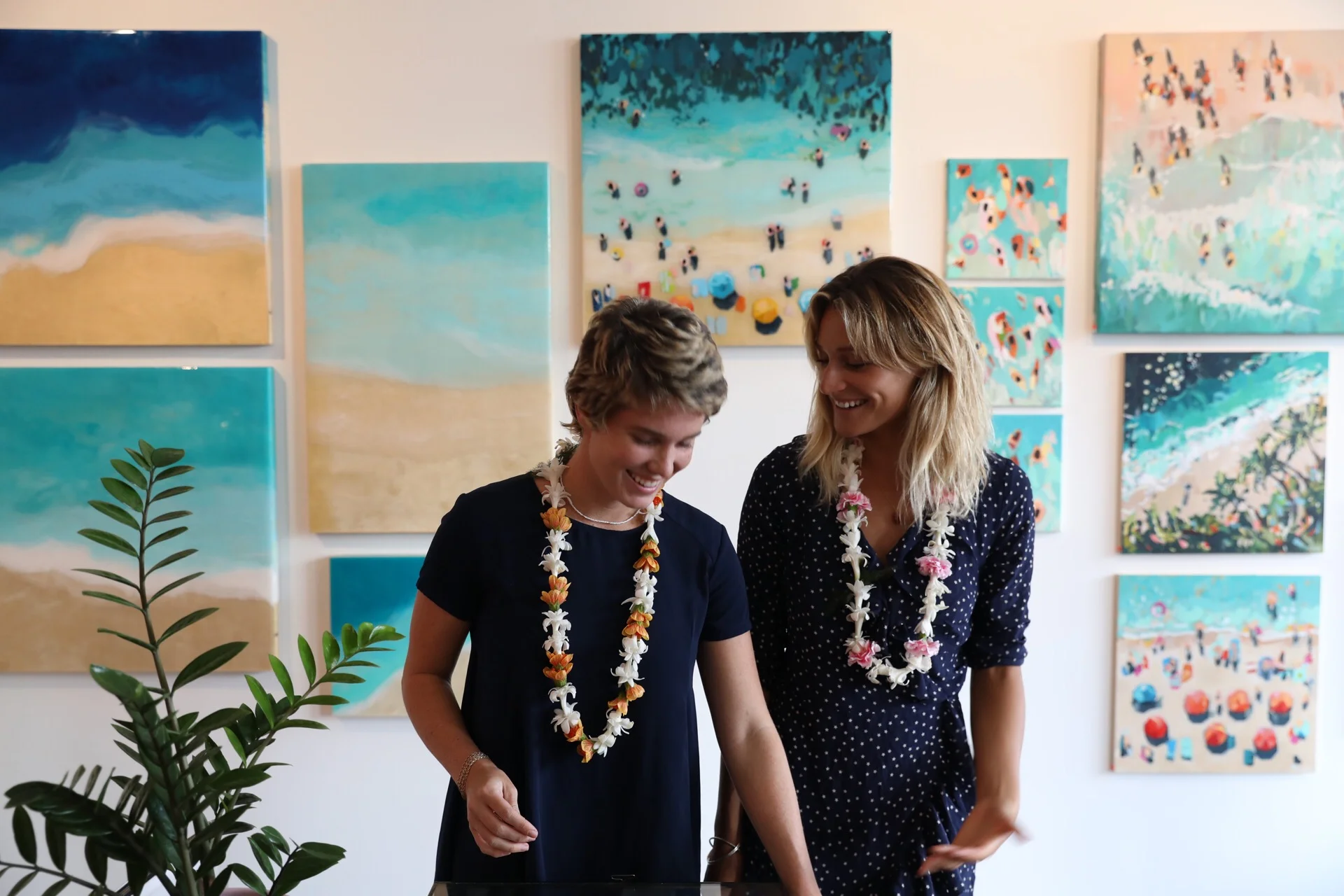 Nina Brooke & Bree Poort at their Aloha Superette opening evening