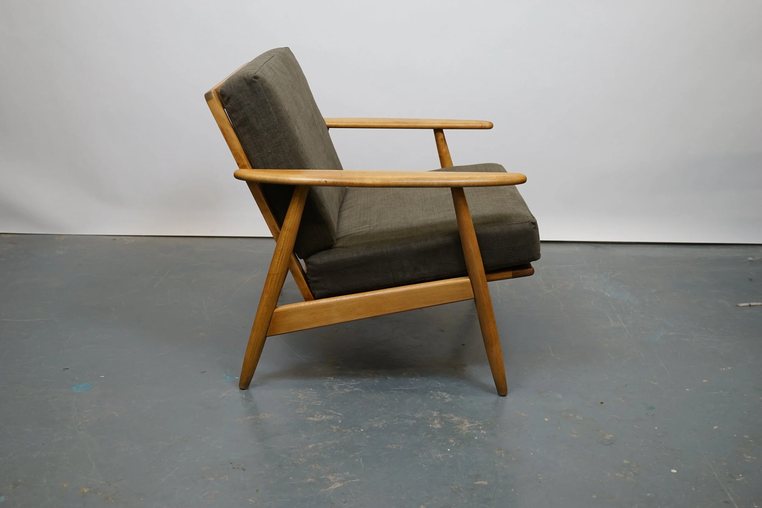 oow -old old woods -mid century furniture - Vintage 1960's Danish Armchair