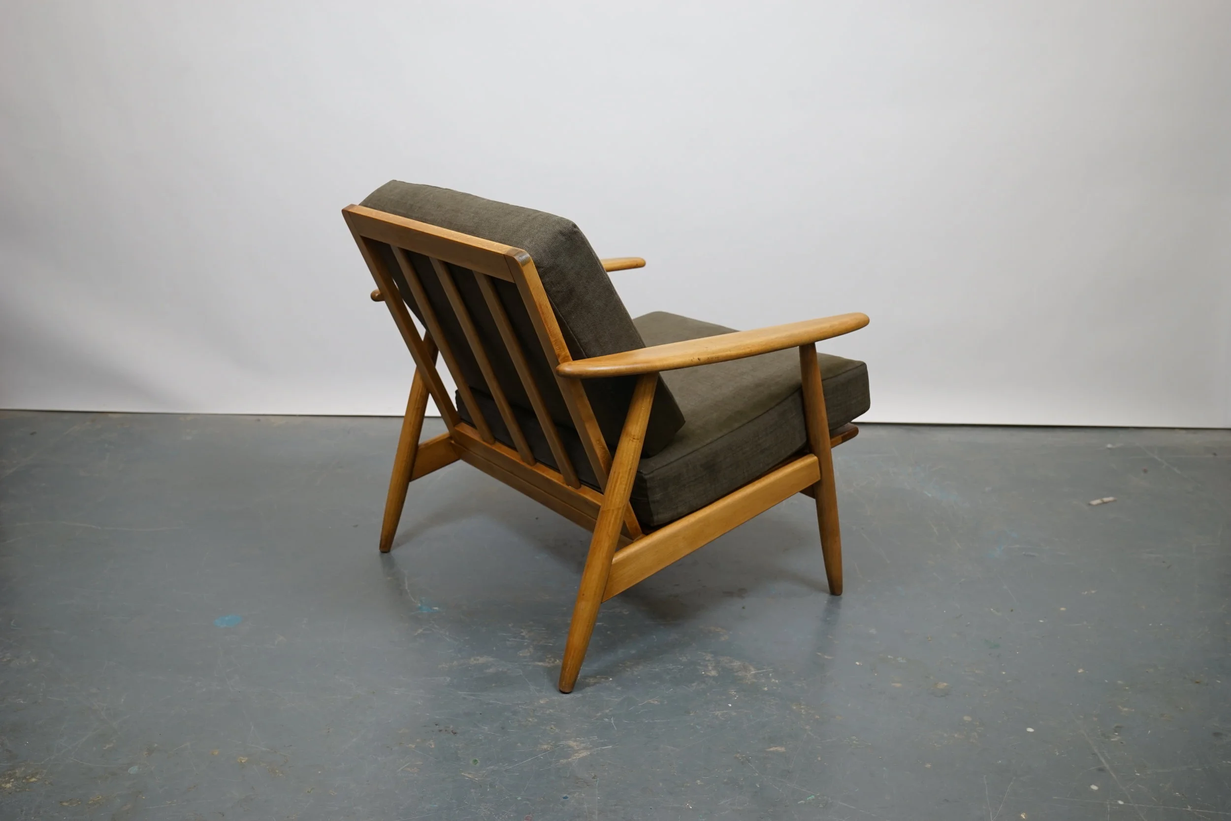 oow -old old woods -mid century furniture - Vintage 1960's Danish Armchair