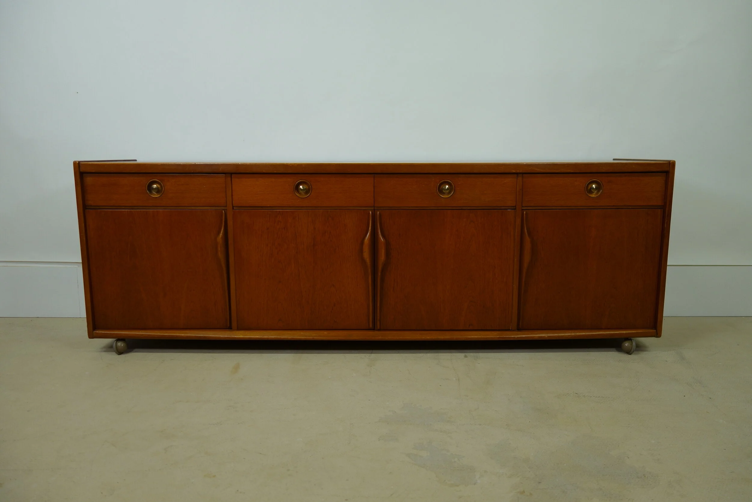teak mid century sideboard, old old woods