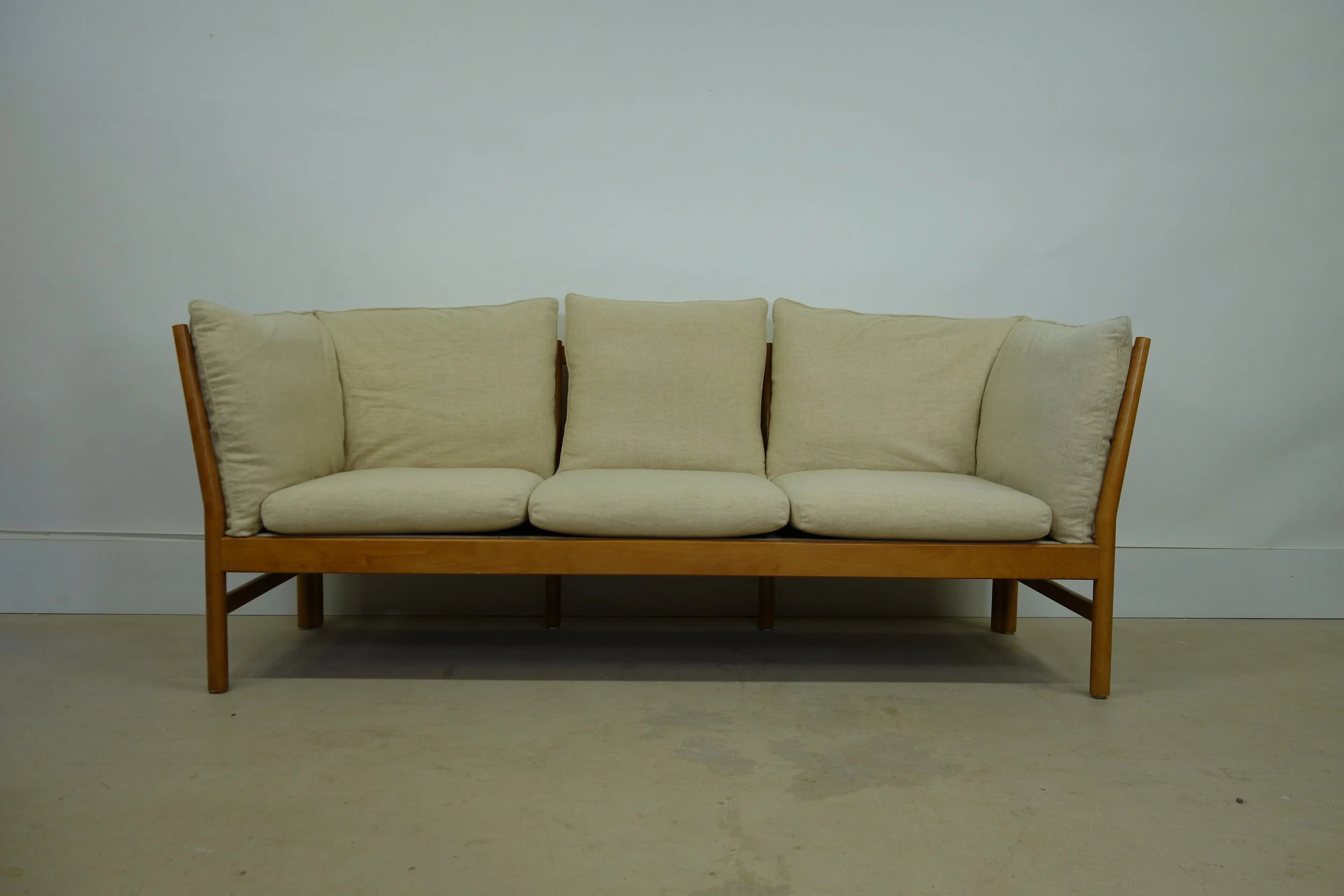 three seat sofa , mid century