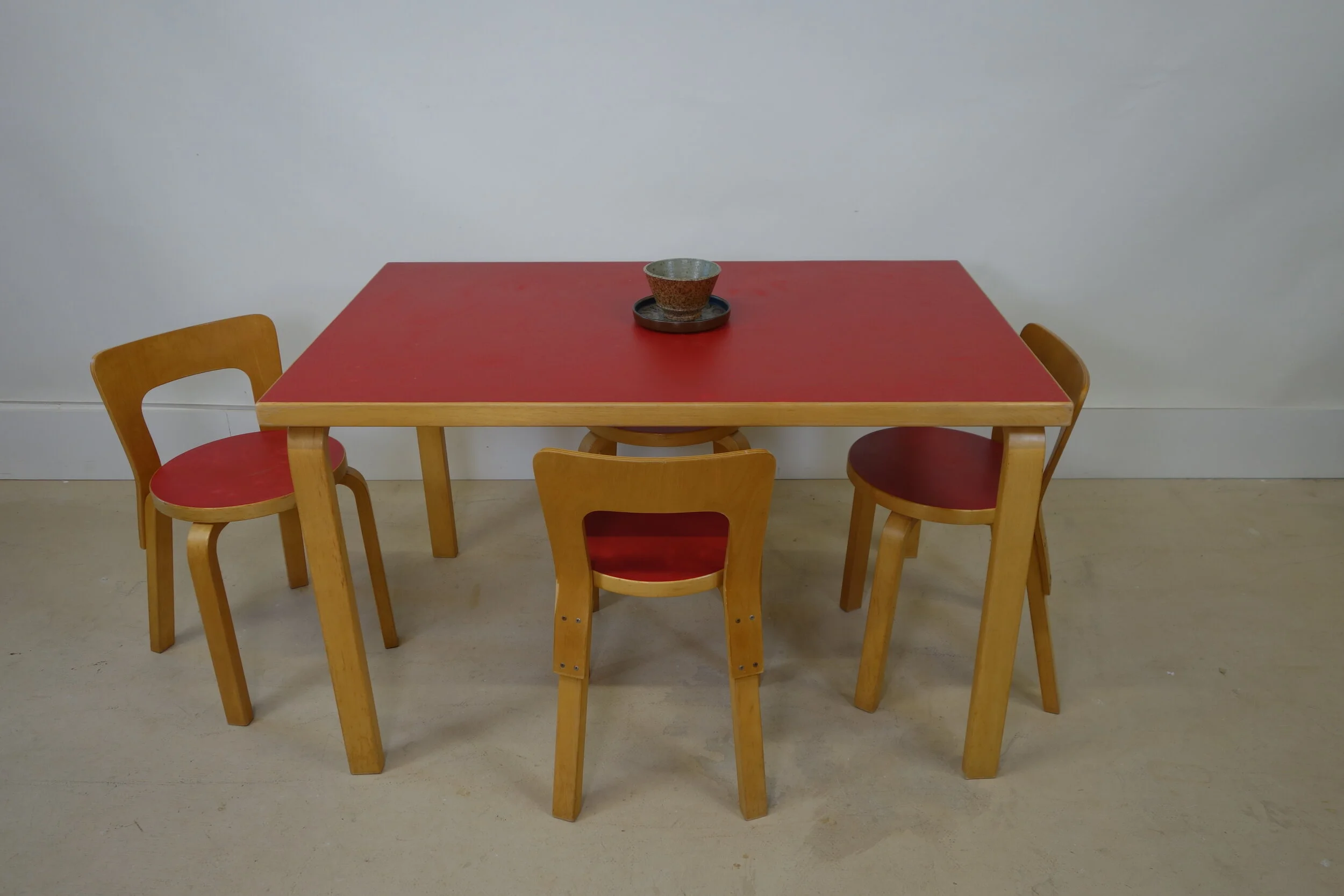 Vintage Dining Set by Alvar Aalto for Artek.