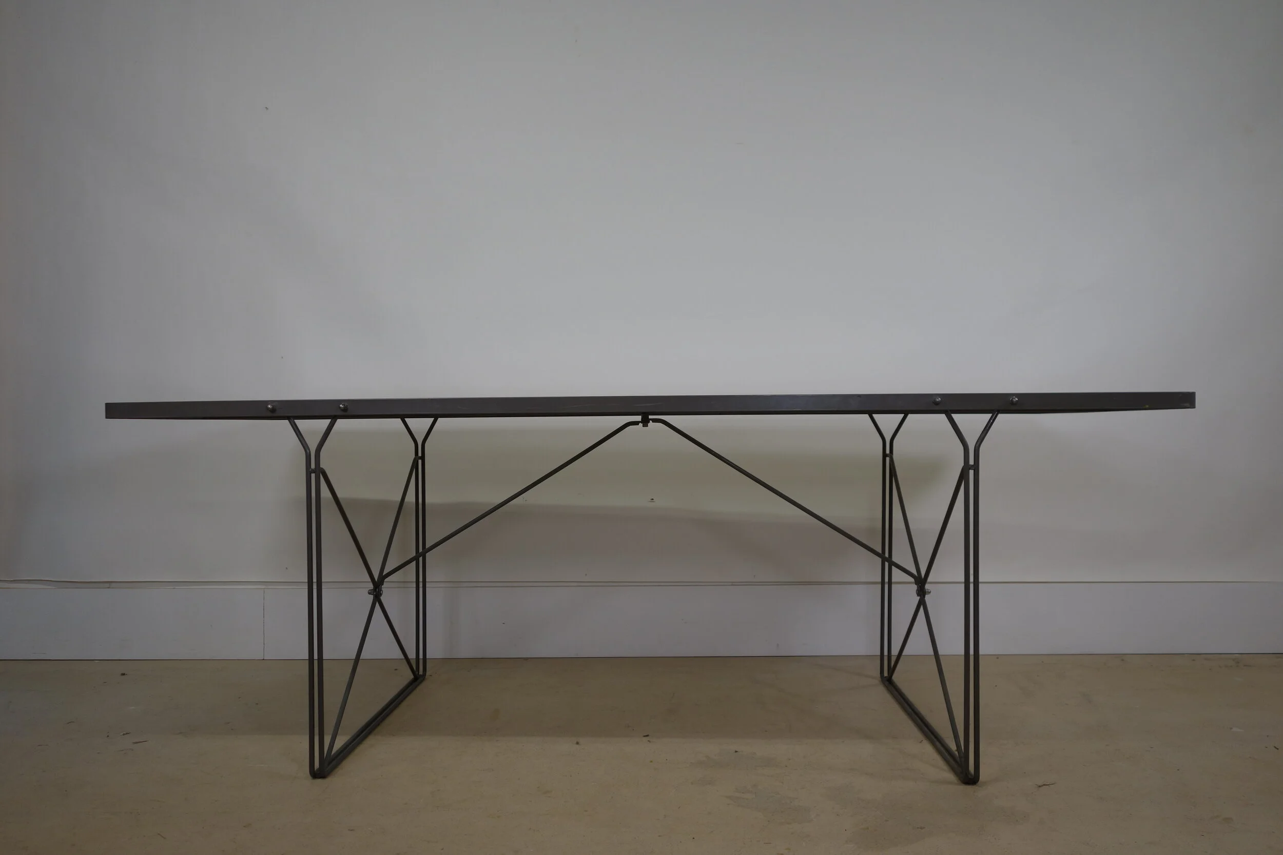Niels Gammelgaard ‘Moment’ Glass Dining Table. old old woods, oow