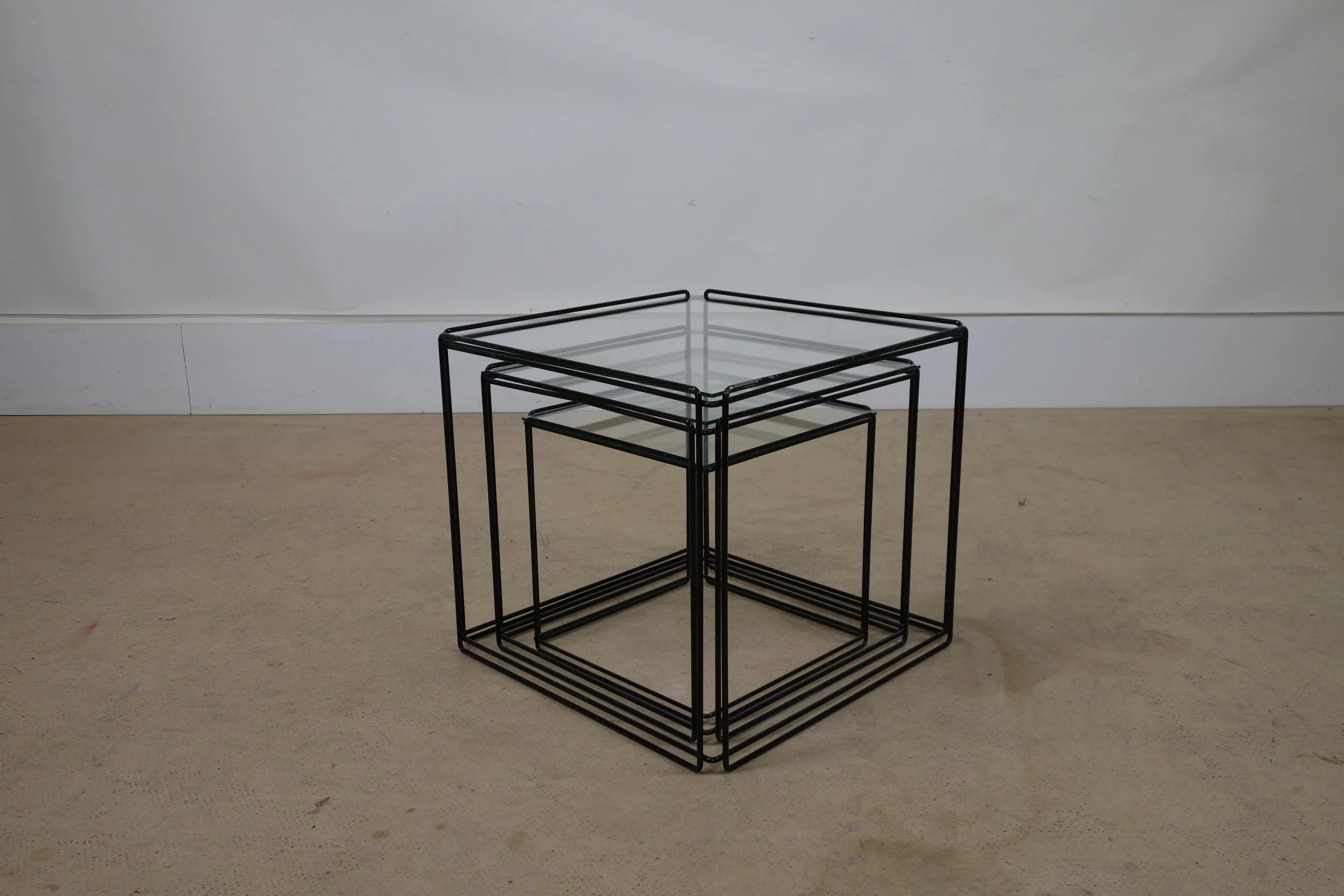 Max Sauze Isocele Nesting Tables. 1968