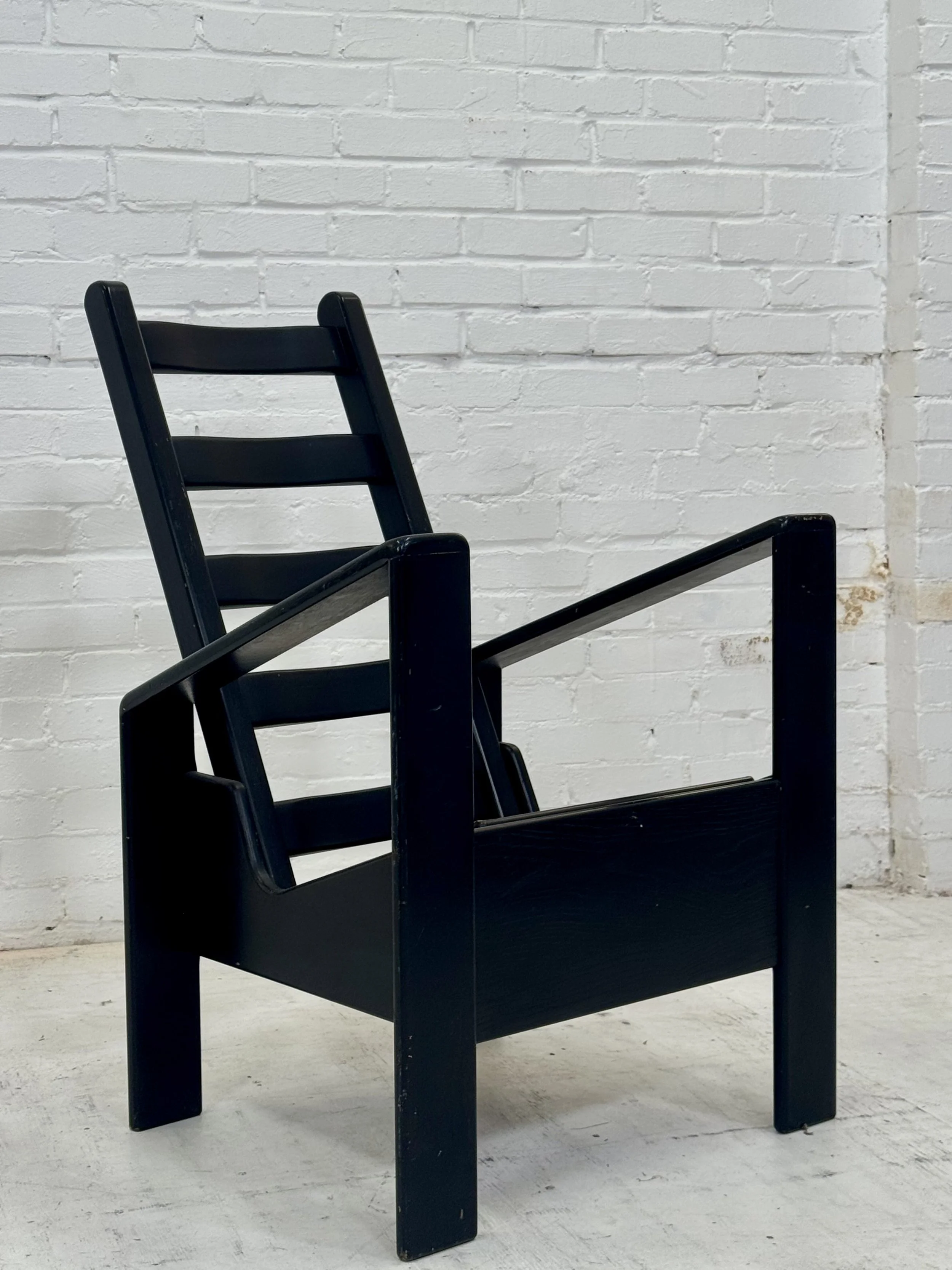 Brutalist Sedes Armchair by Wim Mulder