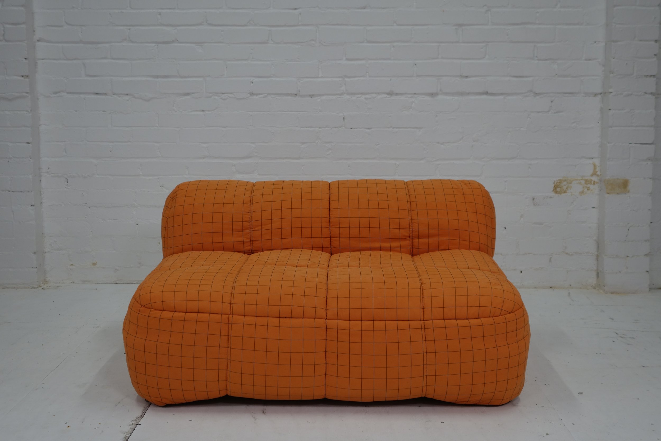Large Modular Strips Sofa by Cini Boeri. 1970s