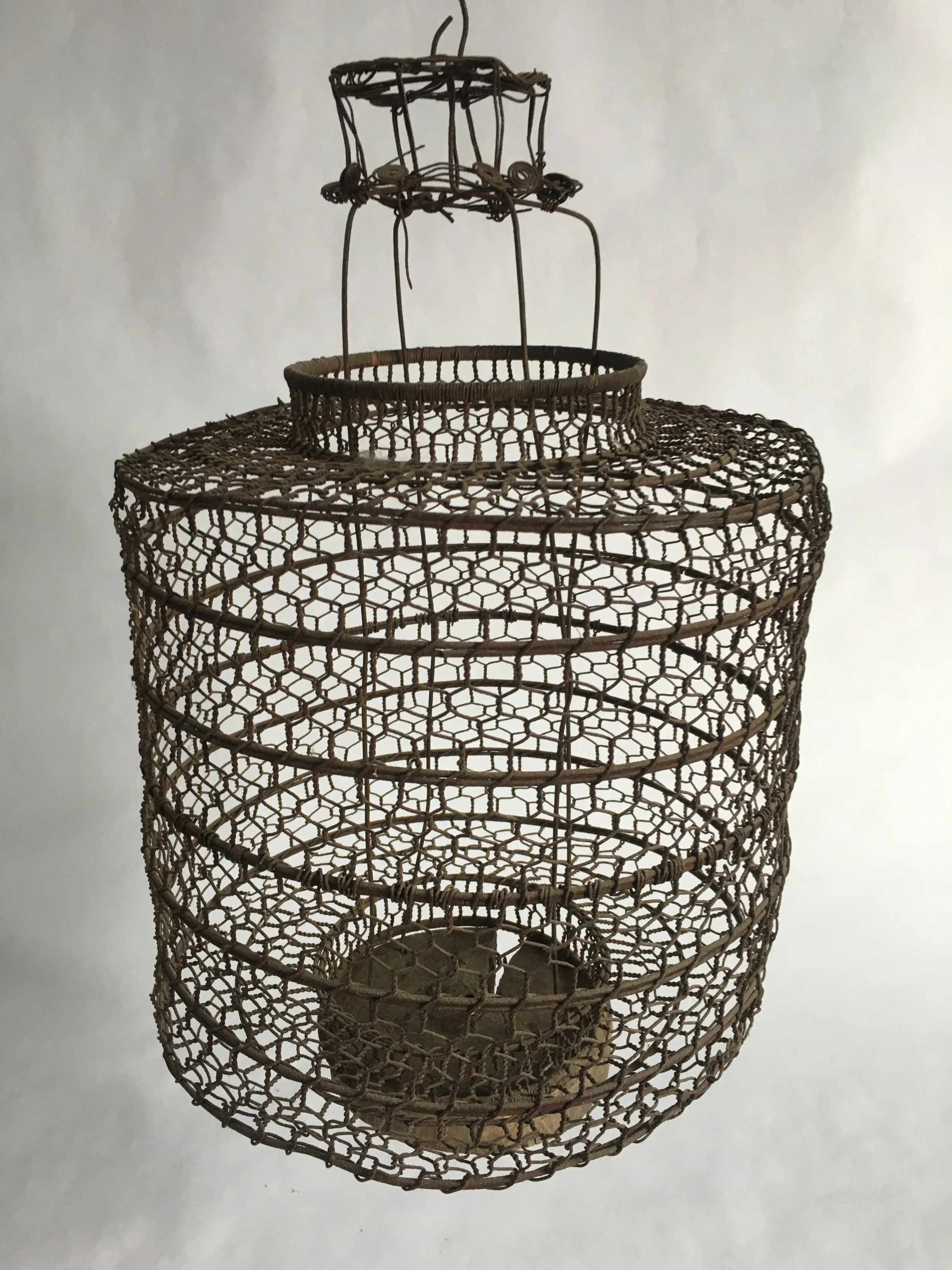 Traditional Chinese Wire Cage Lantern