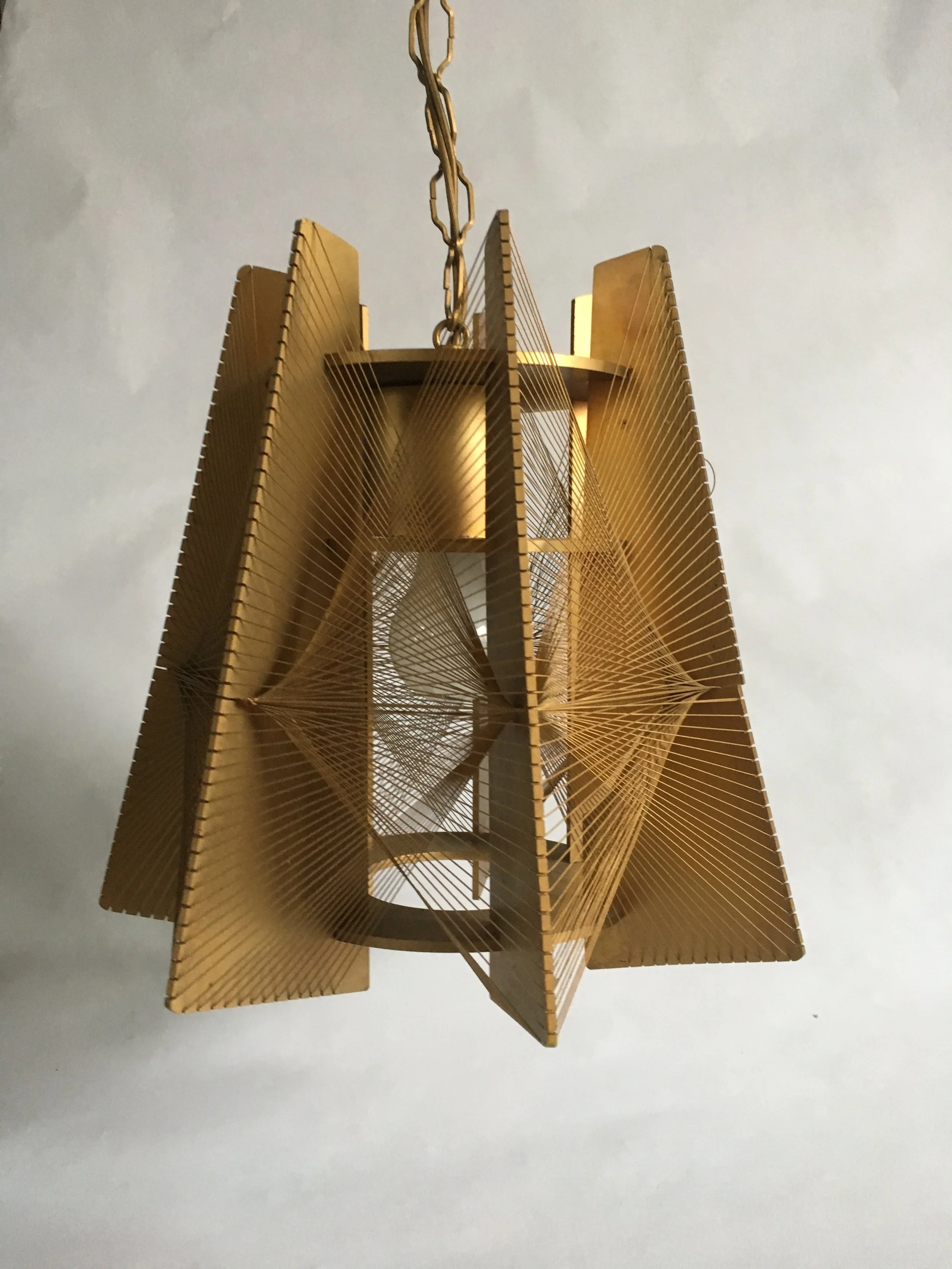 Geometric String Pendant Light